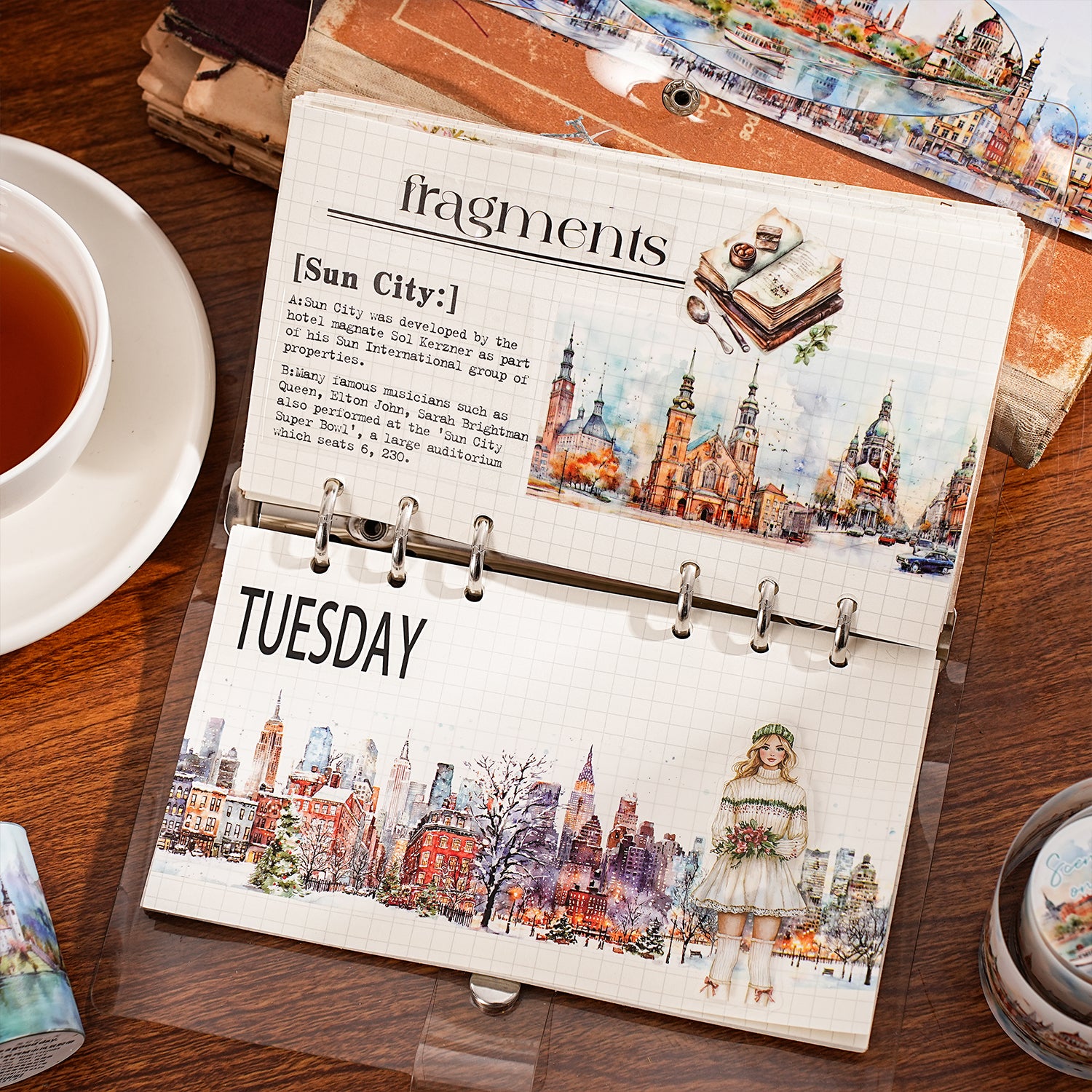 Scenery Along The Way PET Sticker