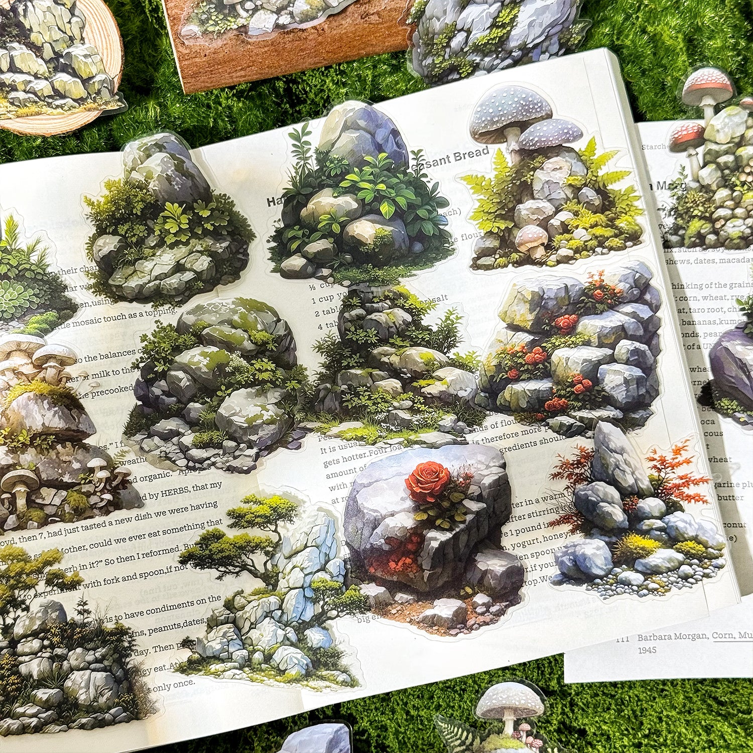 Green Field Series PET Sticker