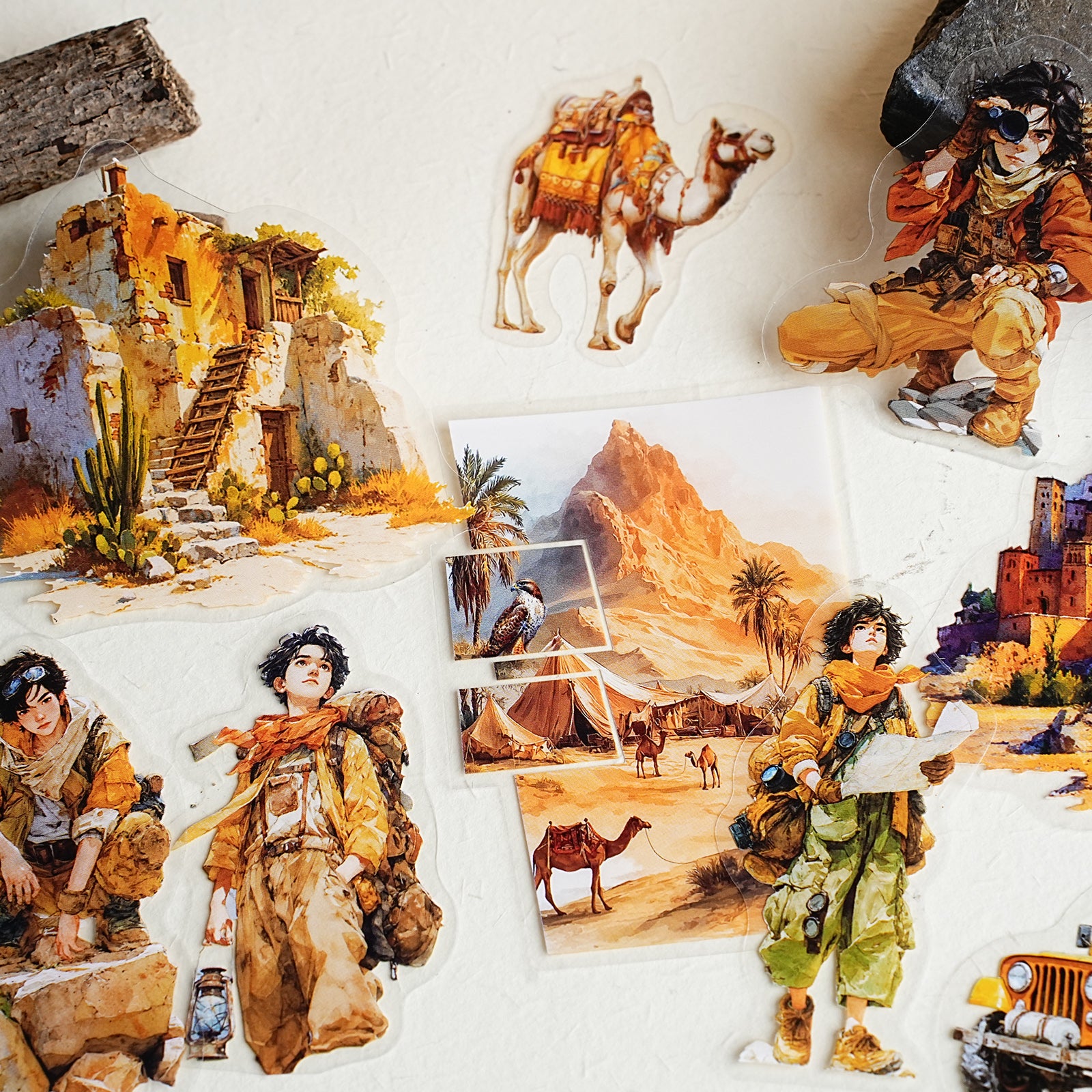 Adventure Journey Boy Character Sticker