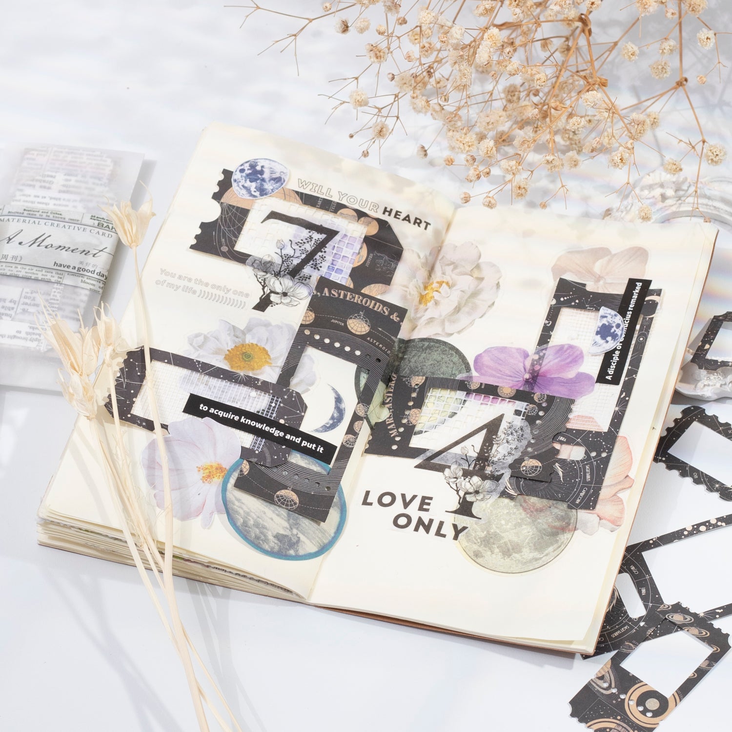 A Moment Memo Pad Die-Cut Scrapbook Journal Paper For paper crafts