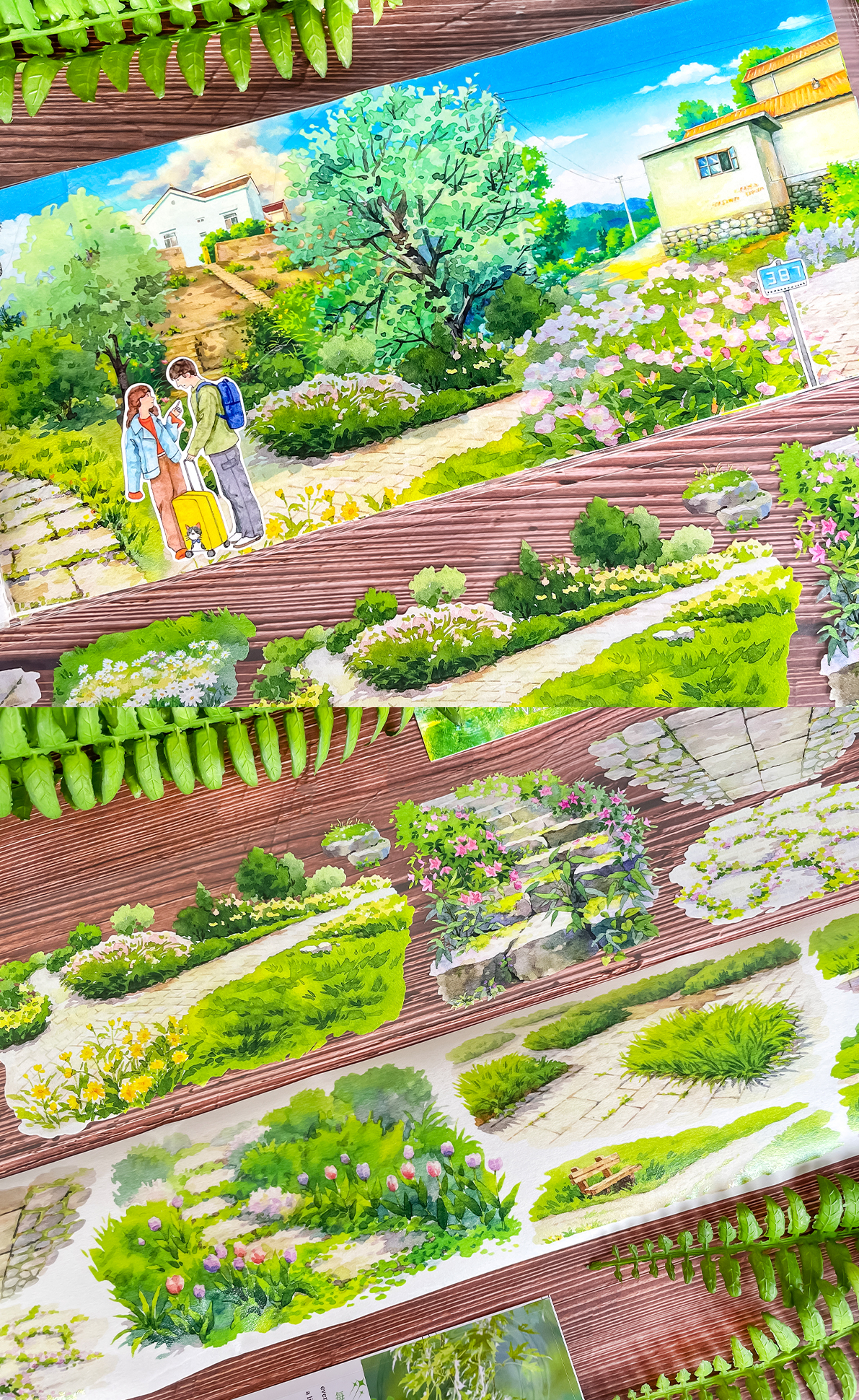 【NEW Studio】Stone steps PET Tape (7cm x 200cm)