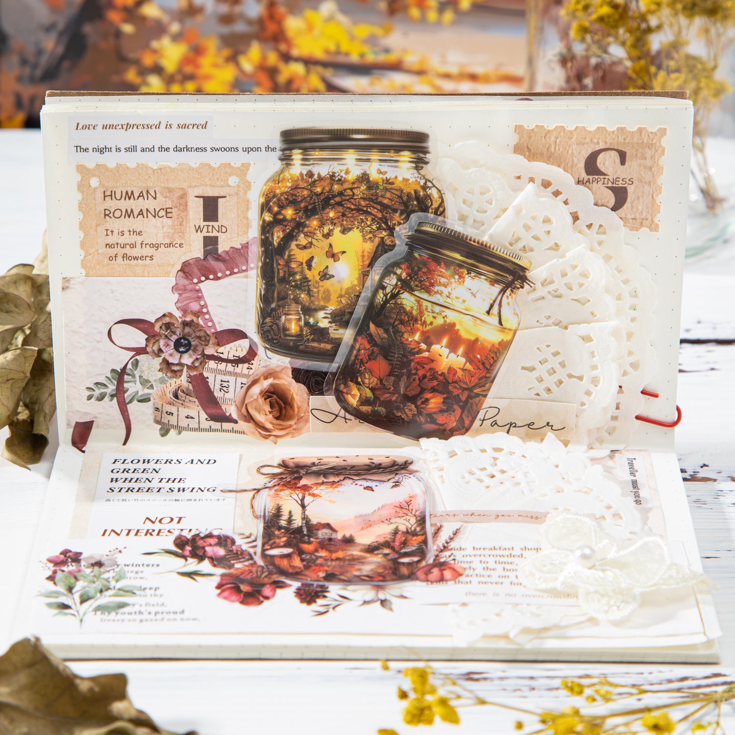 Bottle world PET Sticker