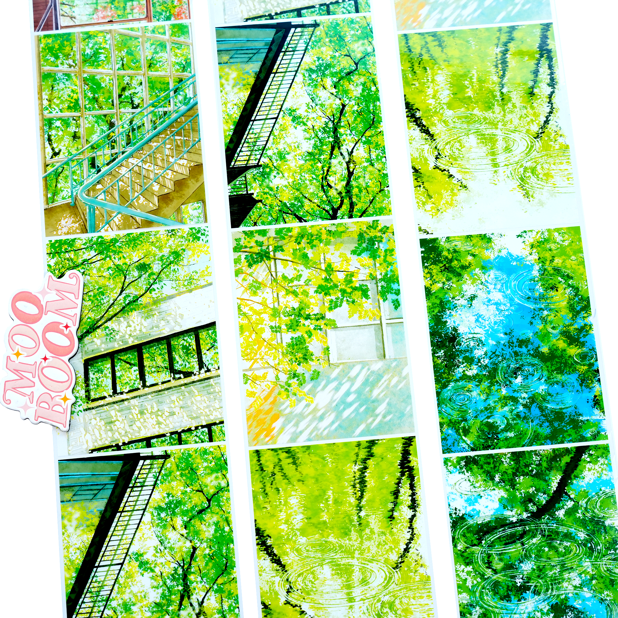 【OKTM】Summer memory PET Landscaping Tape