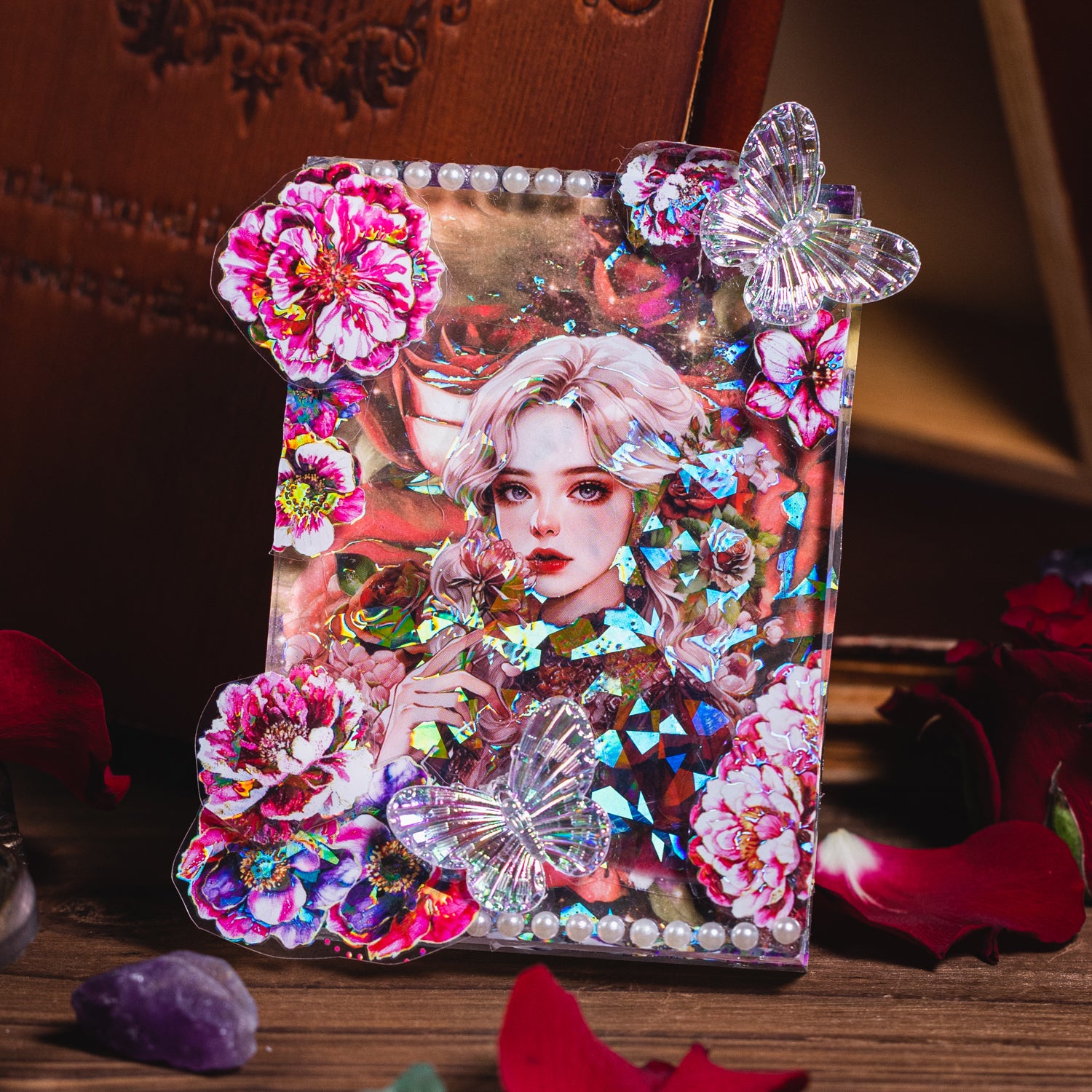 Night Goddess PET and Washi Sticker