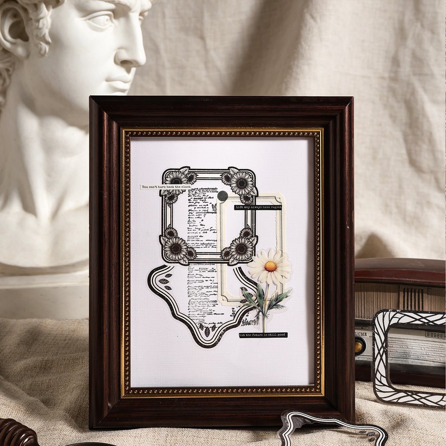 Lace Vintage Frame Sticker