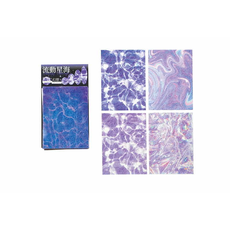 Flowing Sea of Stars PET & Washi Sticker