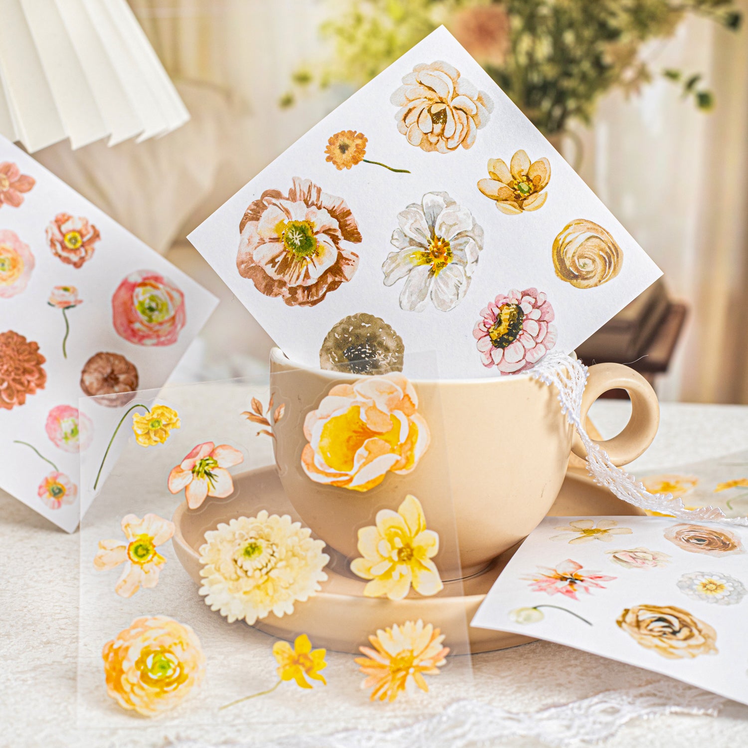 Flower Season Sweet Dream PET Sticker