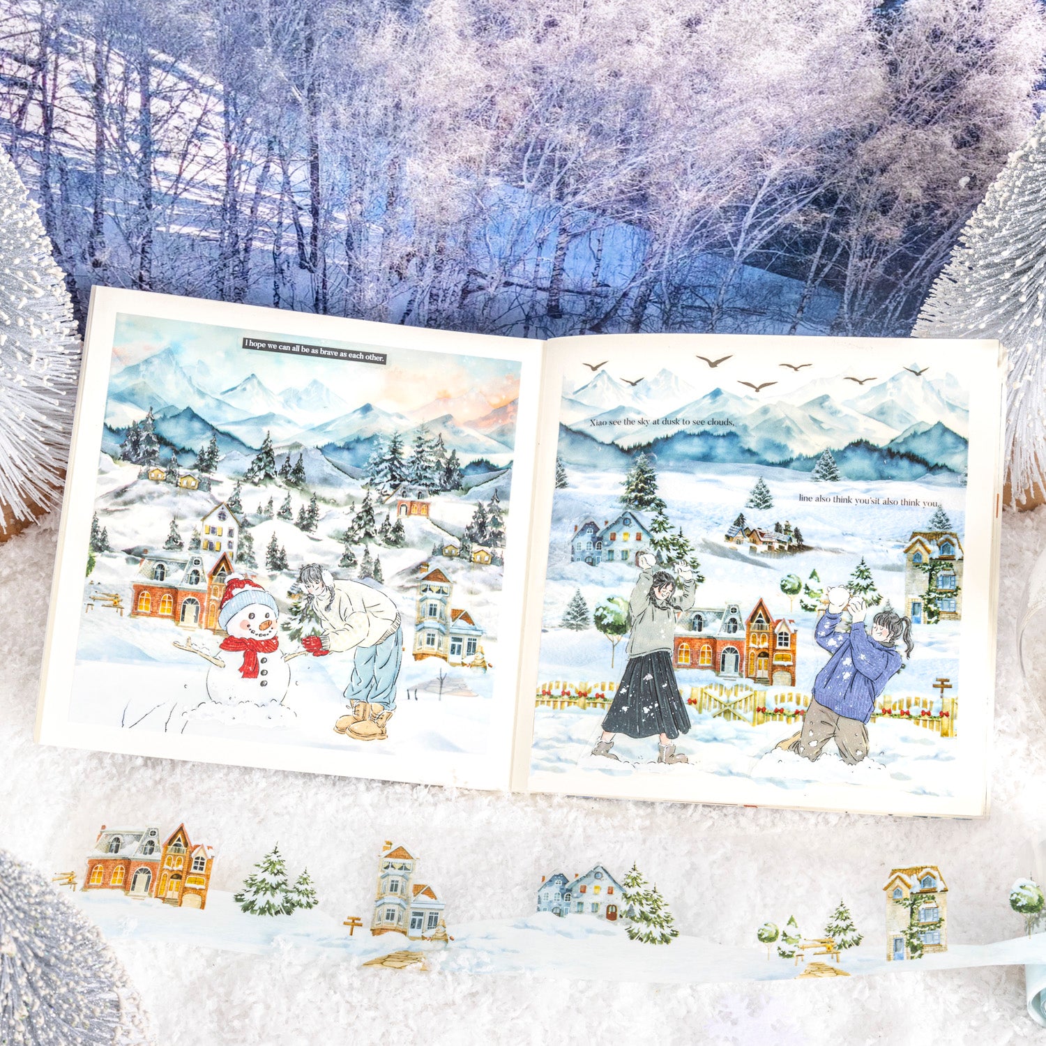 Peace in Winter Rhyme PET Tape