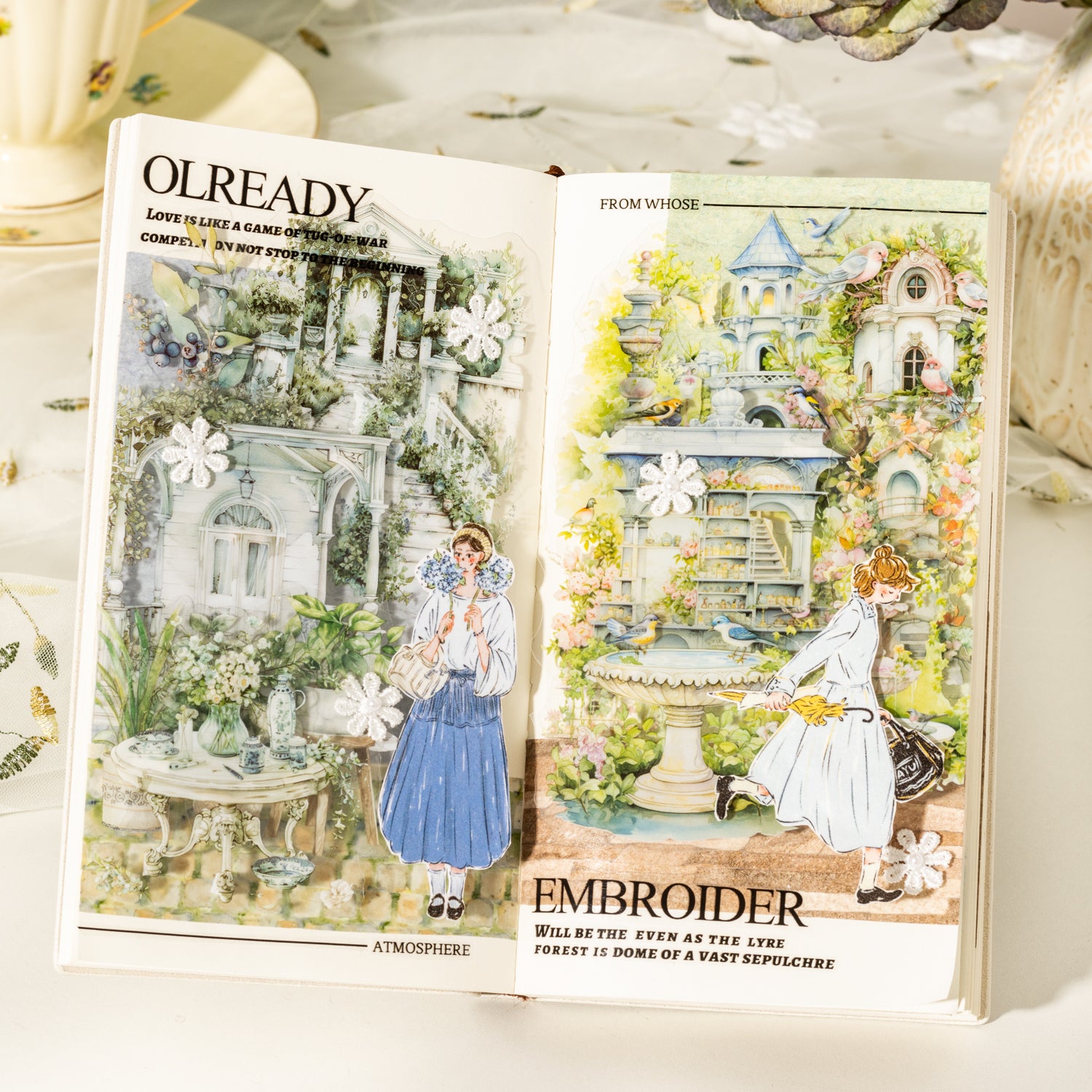 The Back Garden of Versailles PET Sticker