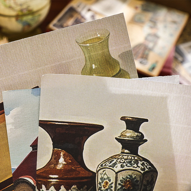 Slow Life Vintage Sticker Books