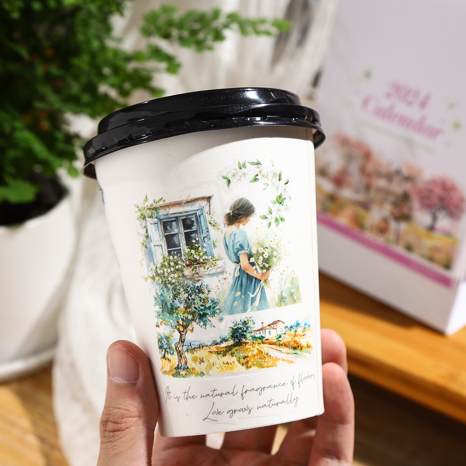 Monet and the Garden Transfer Sticker