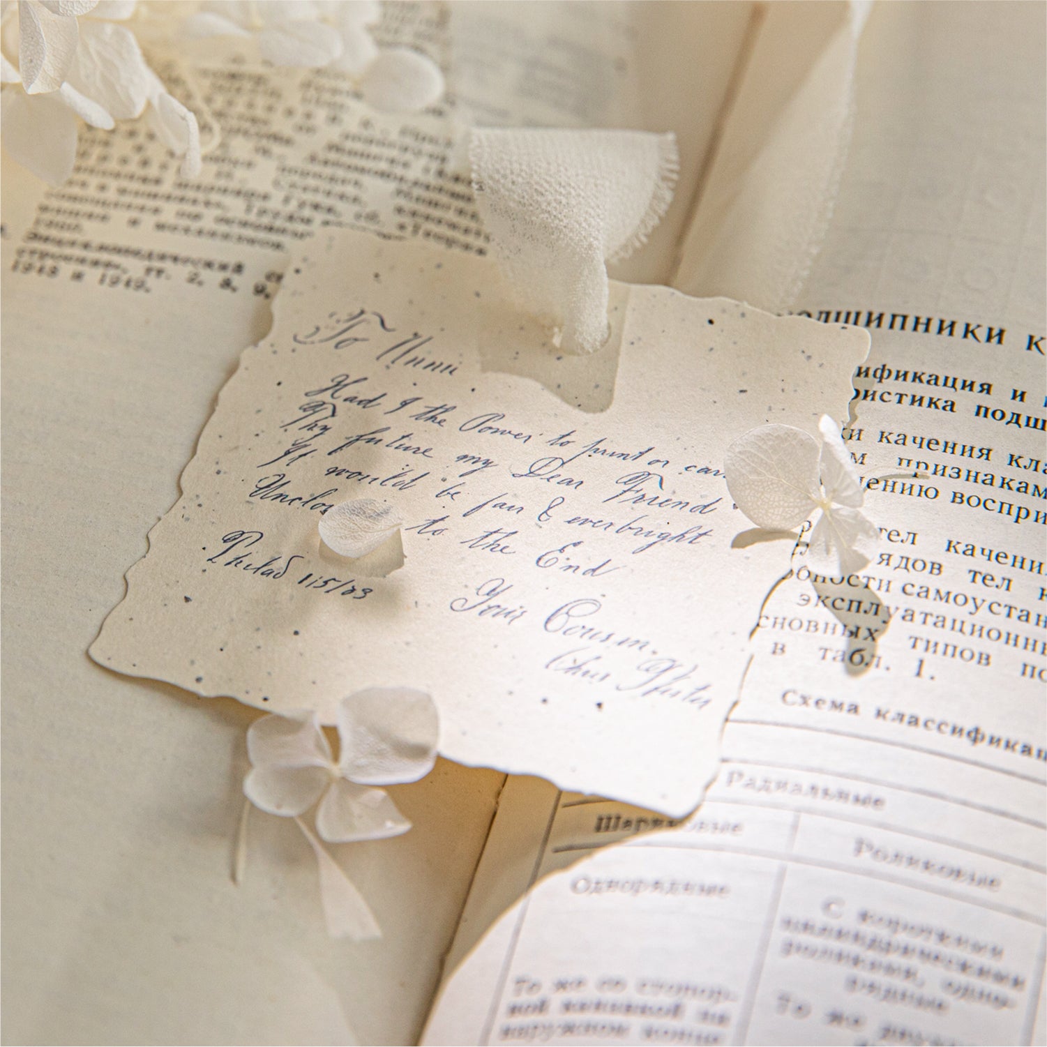 Thoughts Letter Series Scrapbooking Paper