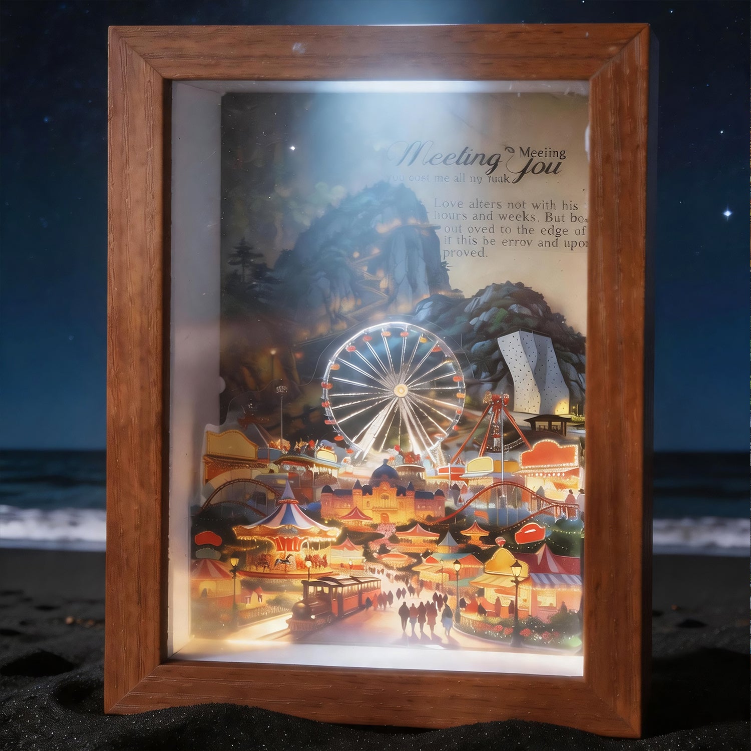 Light Up The Long Night Sticker For Scrapbooking and Journaling | MOOBOOM