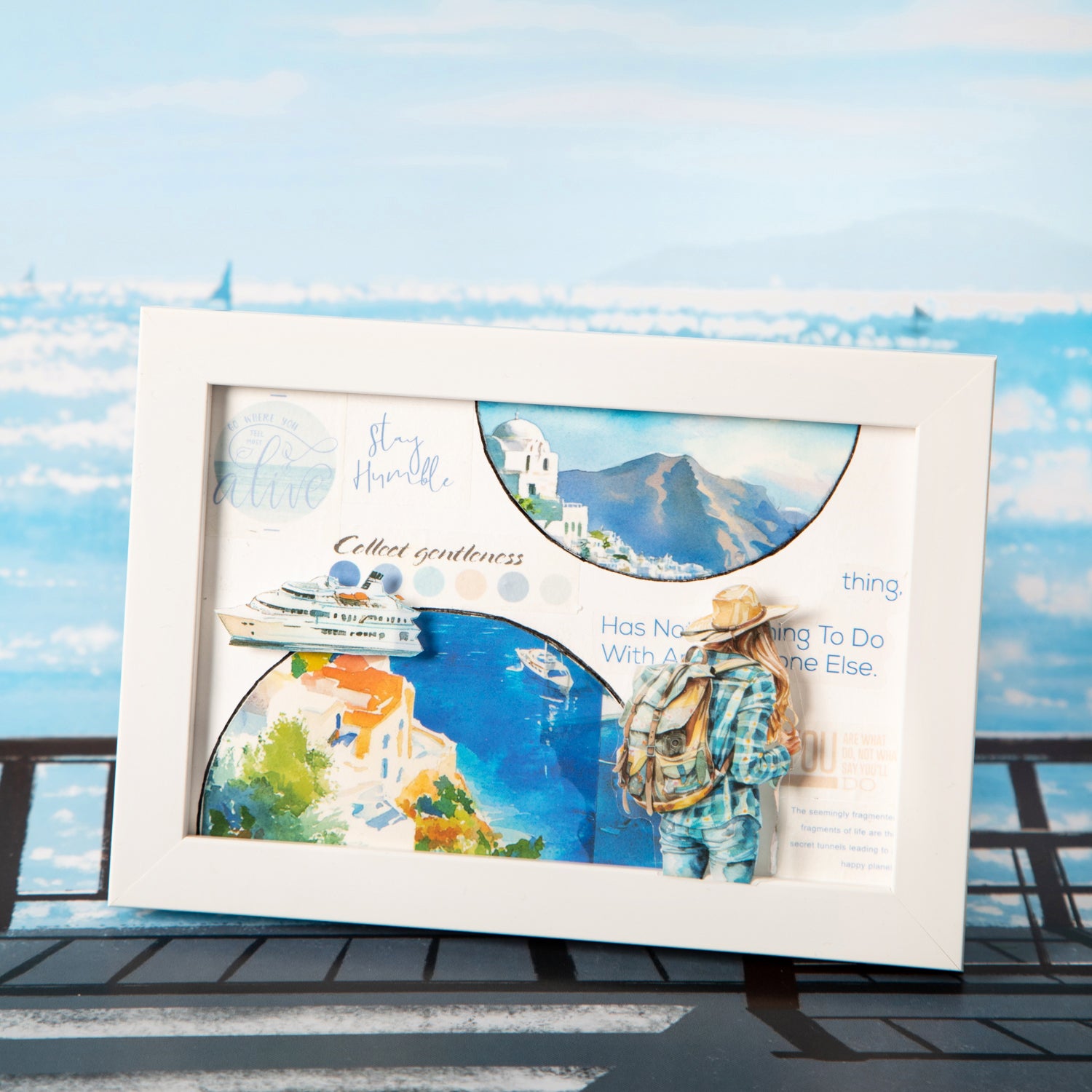 Circumnavigation Background PET Sticker