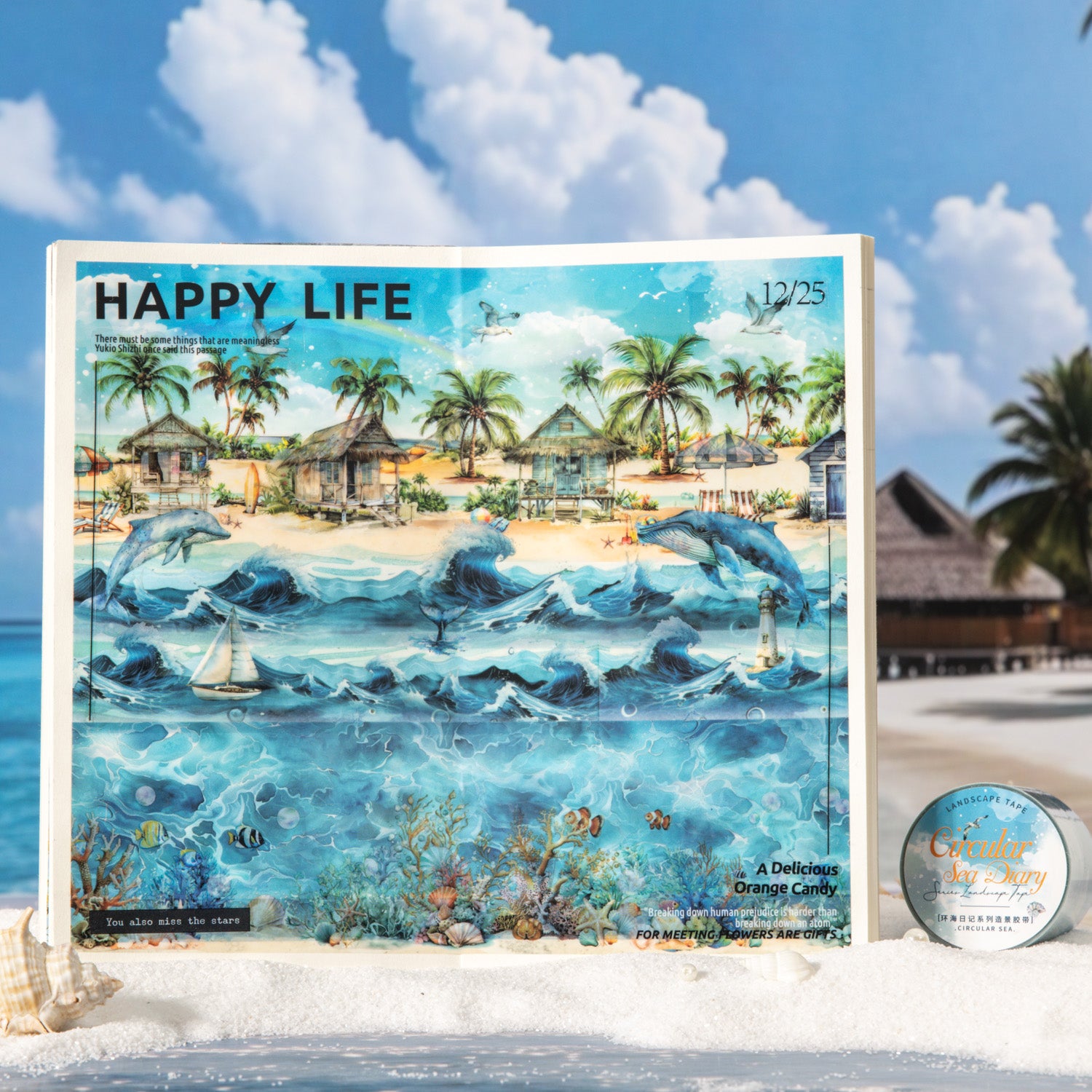 Diary of a Tour Around the Sea PET Tape