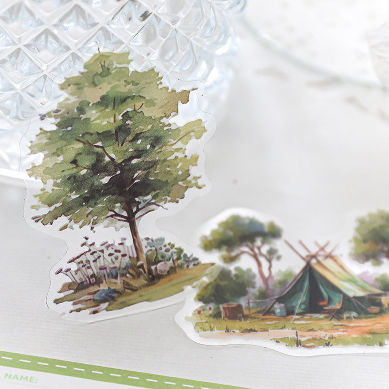 The beginning of the journey PET Sticker