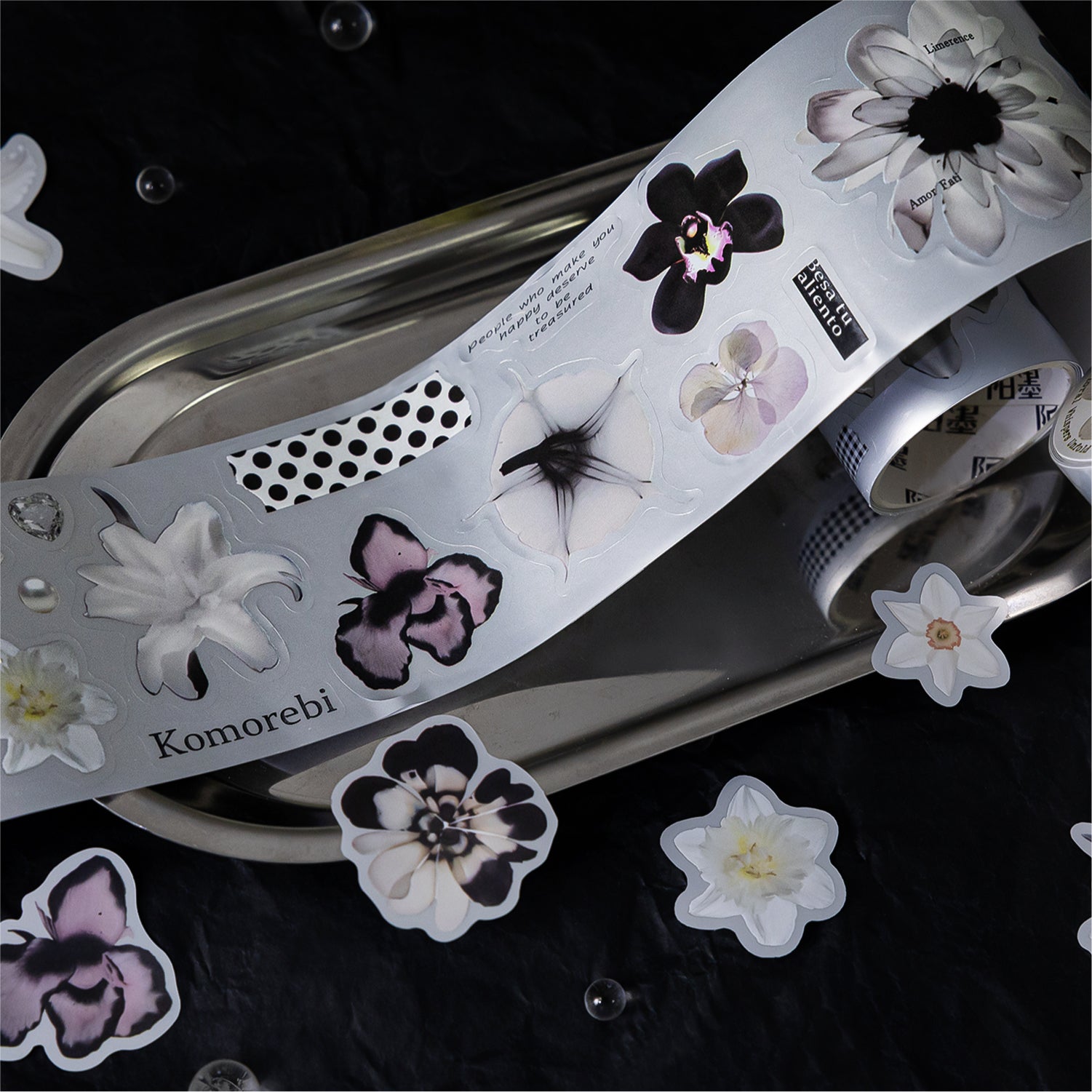 Flower meaning to be continued PET Tape