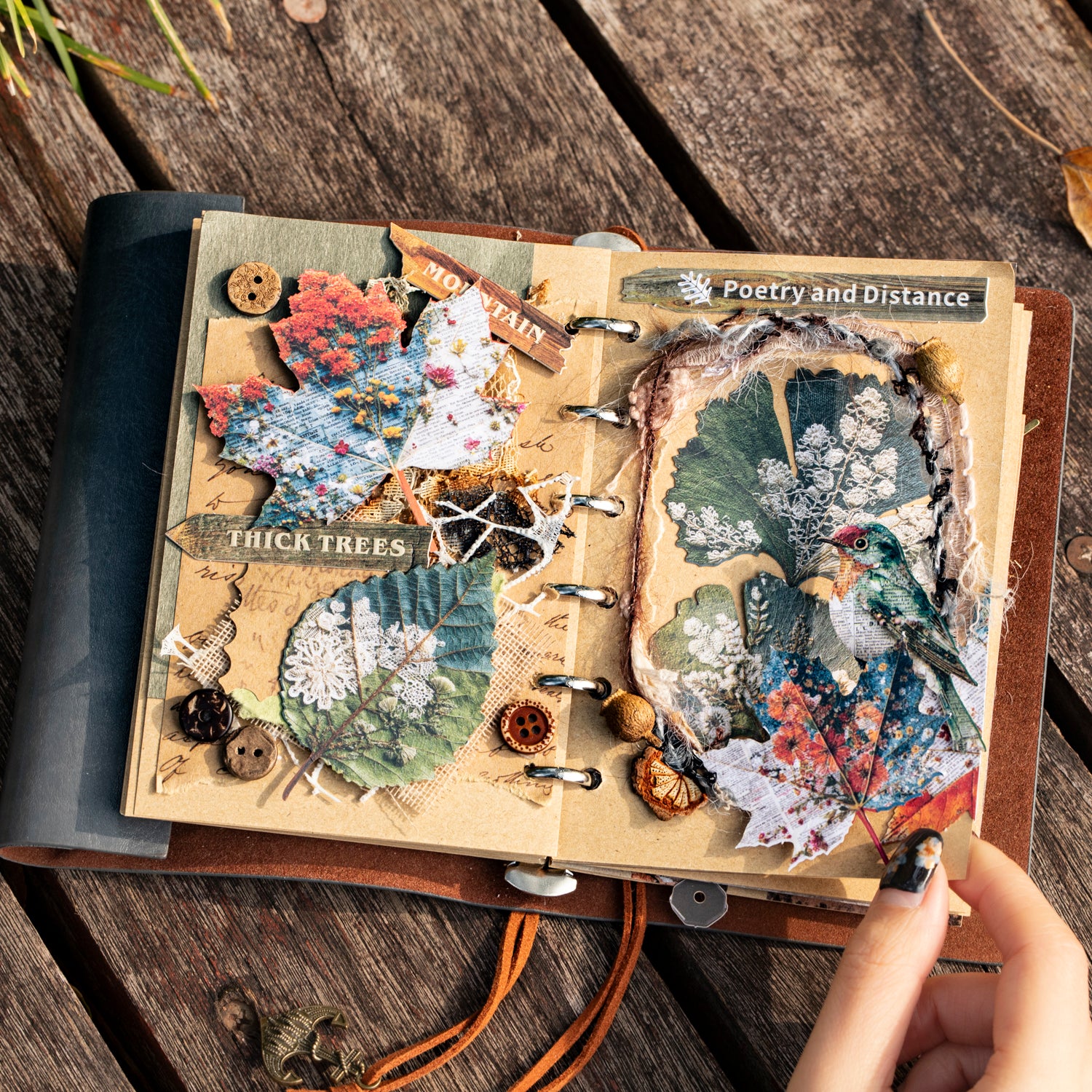 Vintage Garden Hard Card Sticker