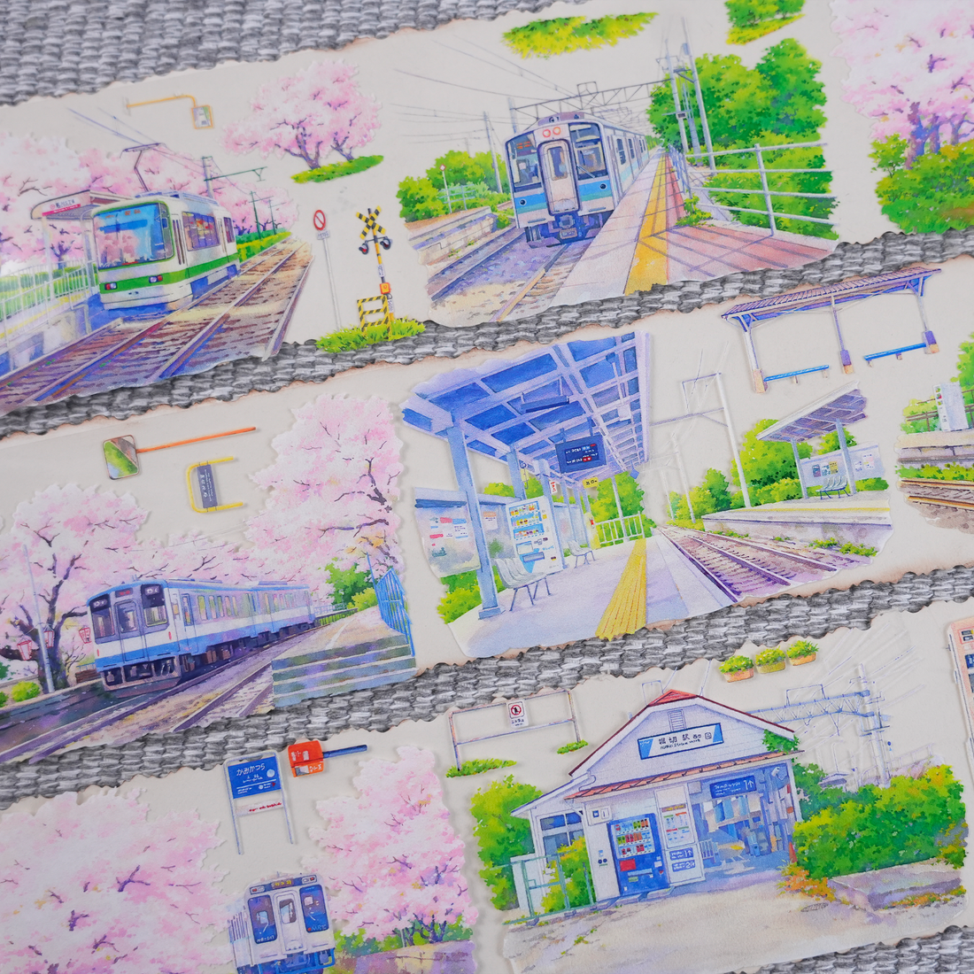 【ZERO】Cherry Blossom Station Landscaping Tape