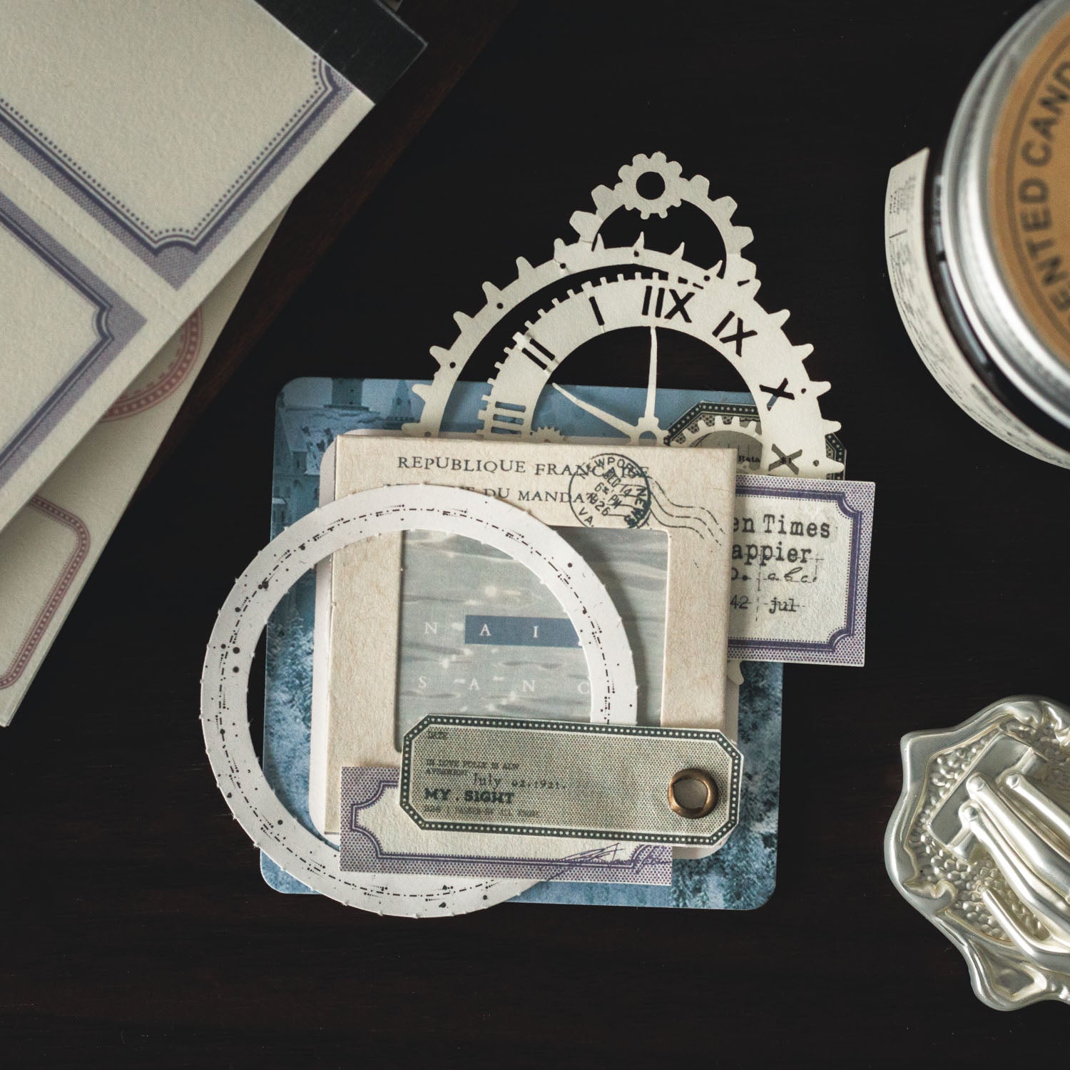 Border Collection Label Paper Book