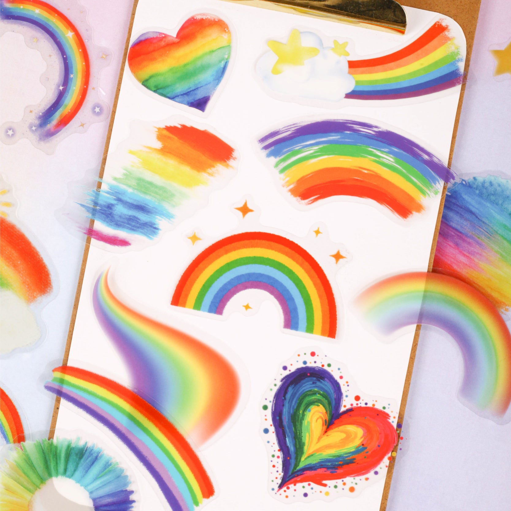 Rainbow PET Sticker