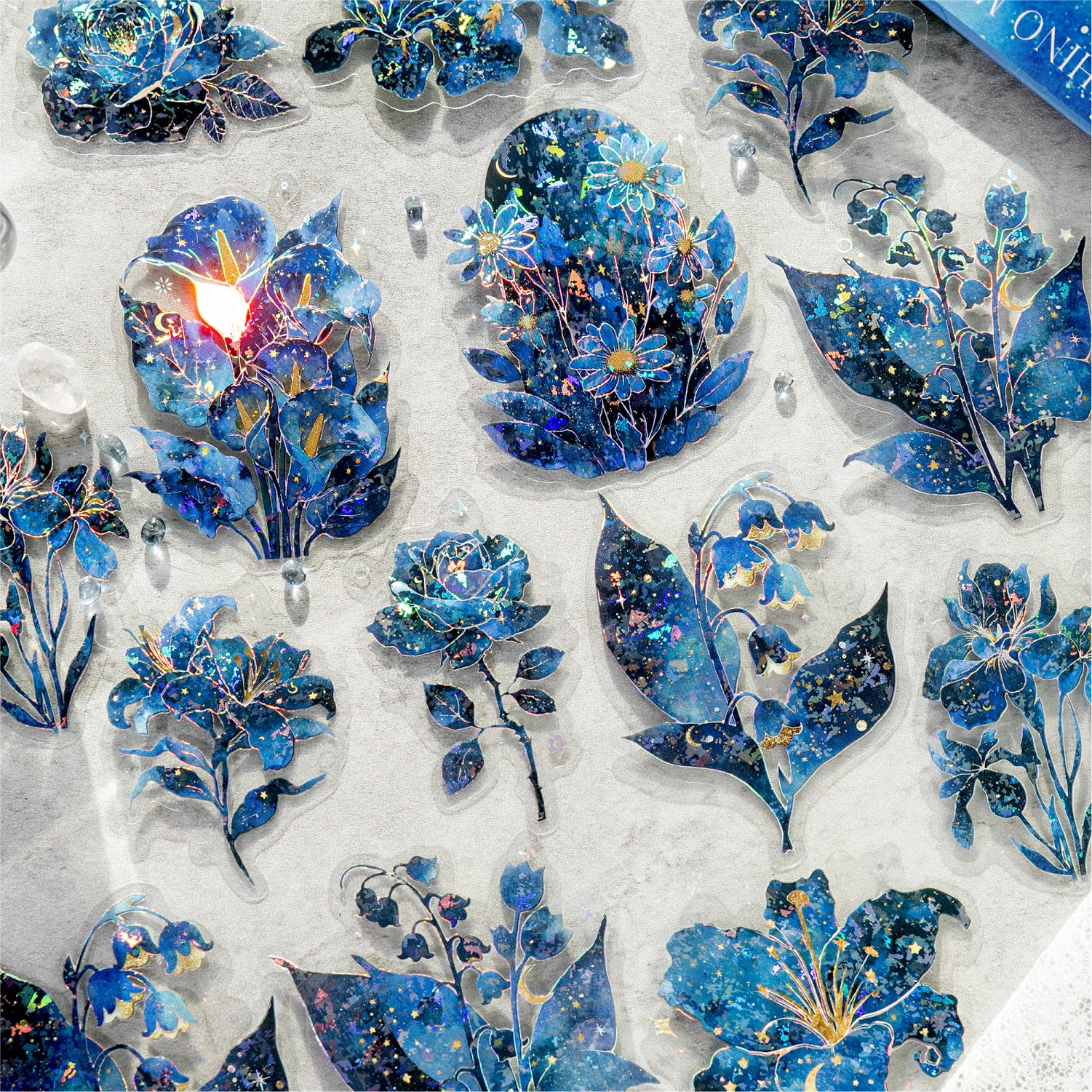 Mysterious Starry Sky Laser PET Tape