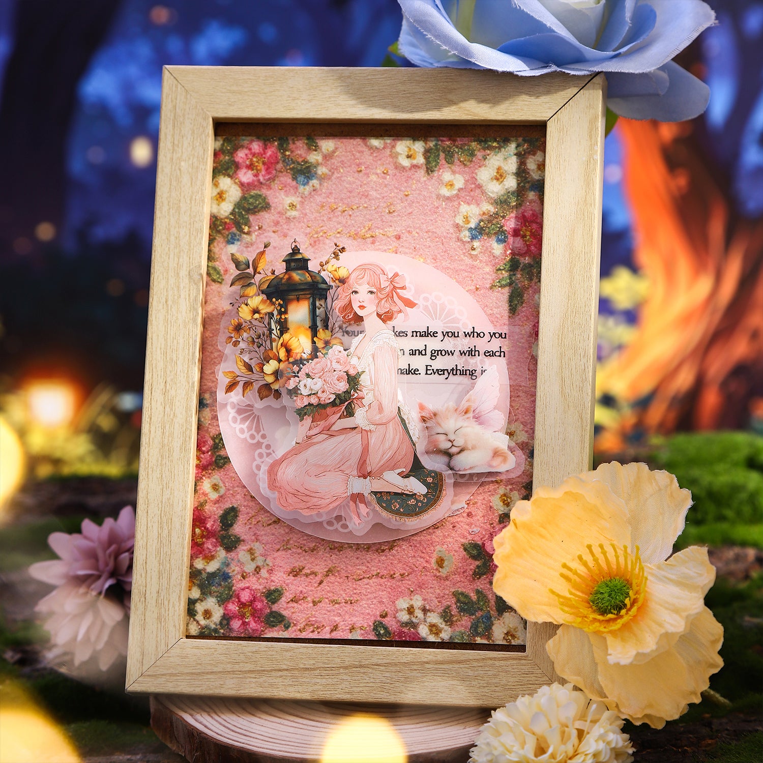 Secret Scroll of Stardust Scrapbooking Paper decorative tape for journaling and scrapbooking