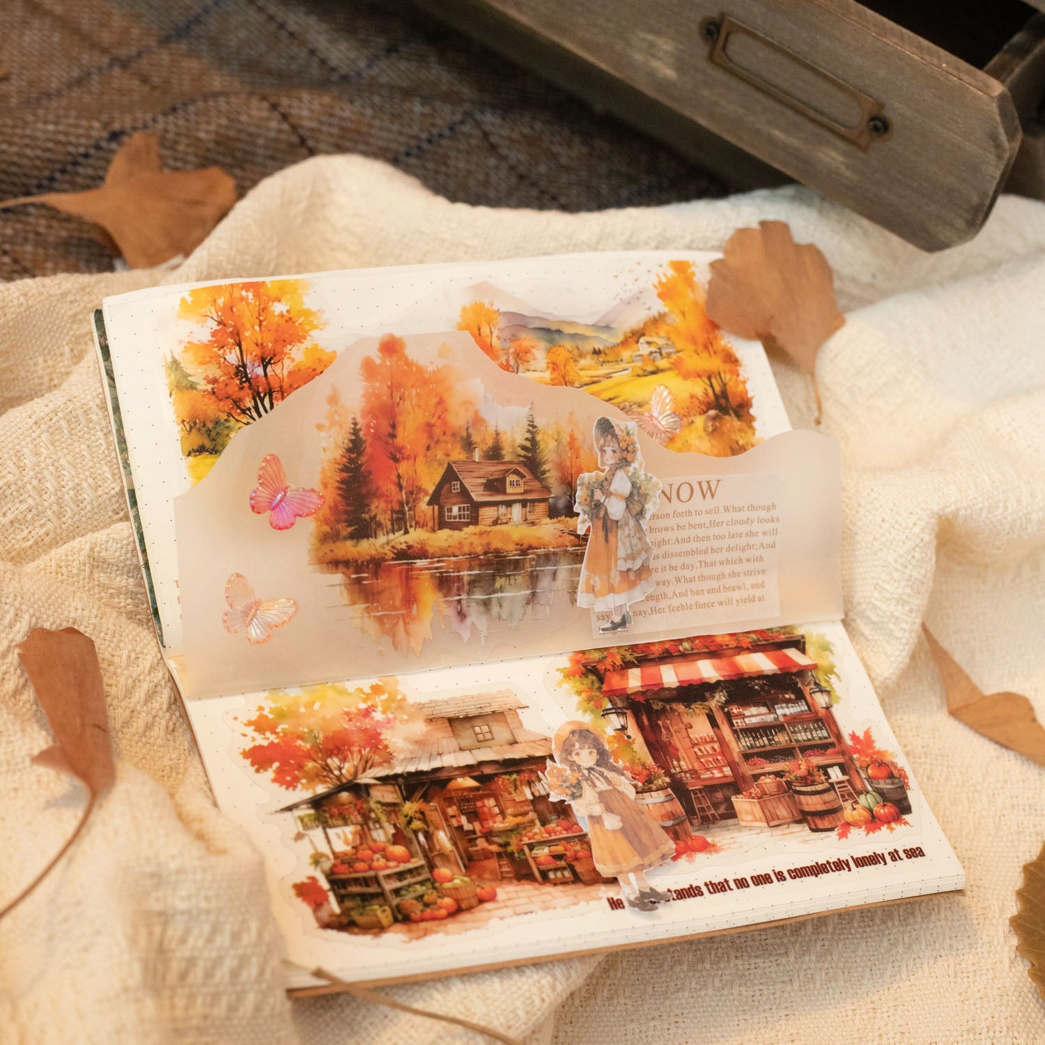 Autumn landscape PET Sticker