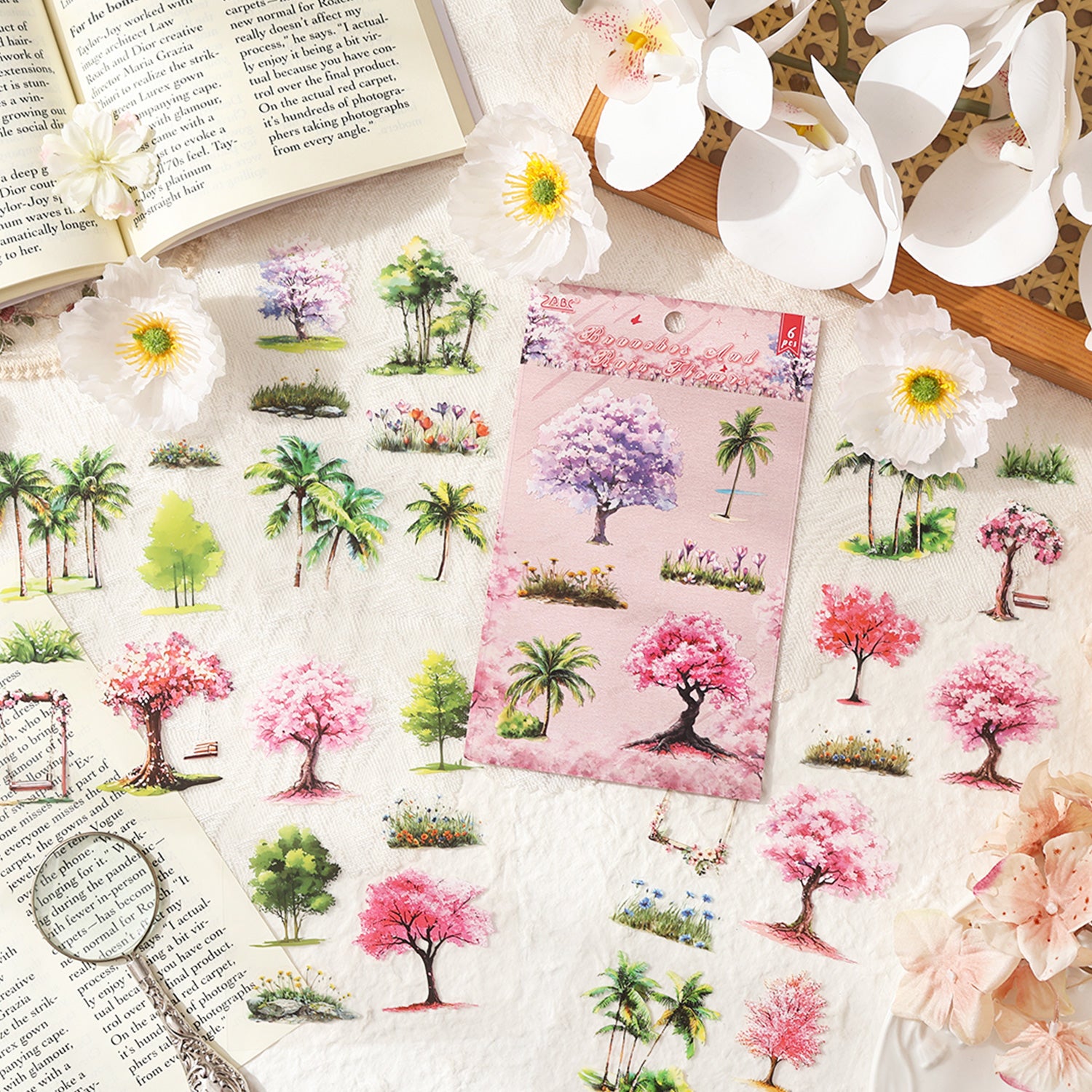 Four Seasons Forest PET Sticker