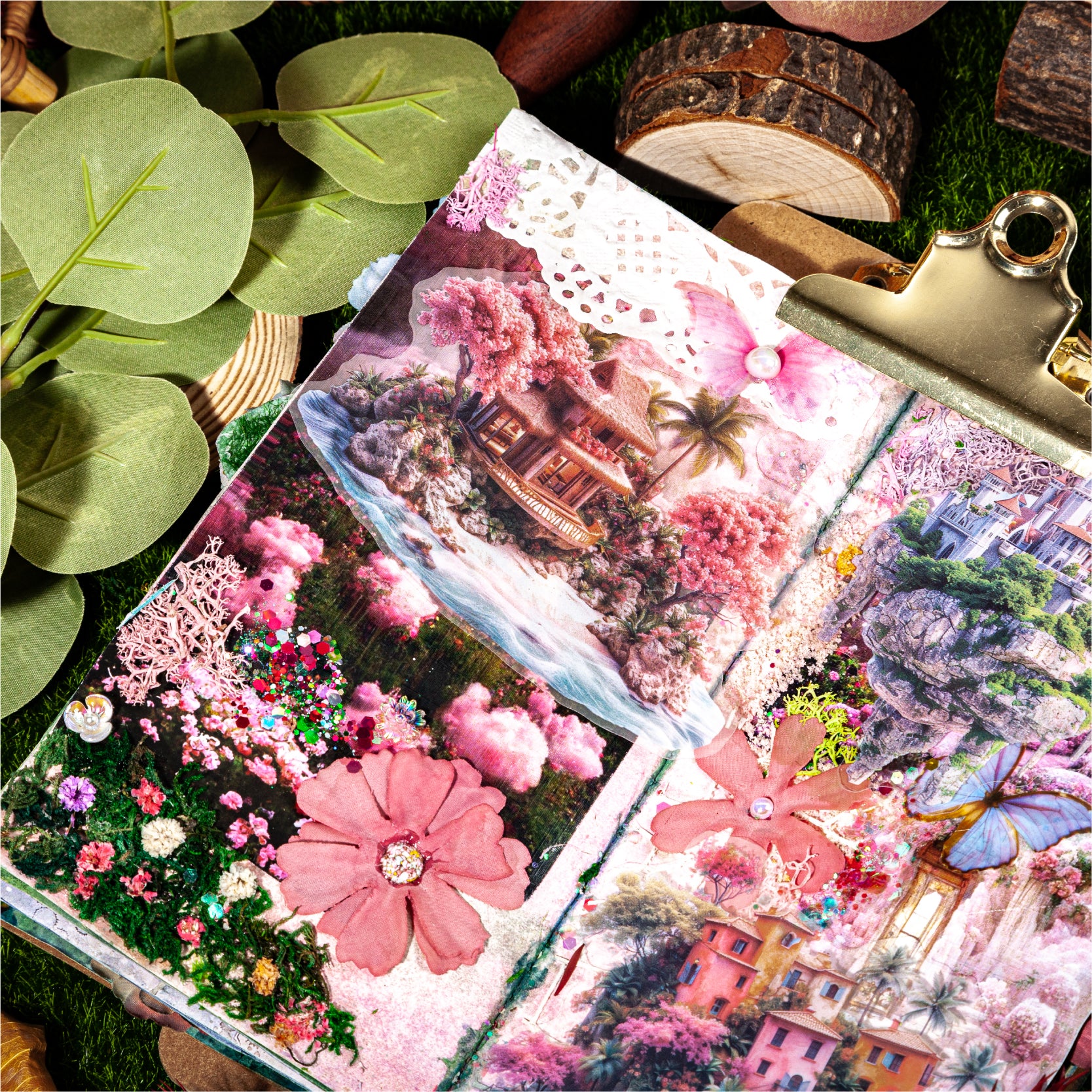 Dream Island Journal Scrapbooking PET Sticker