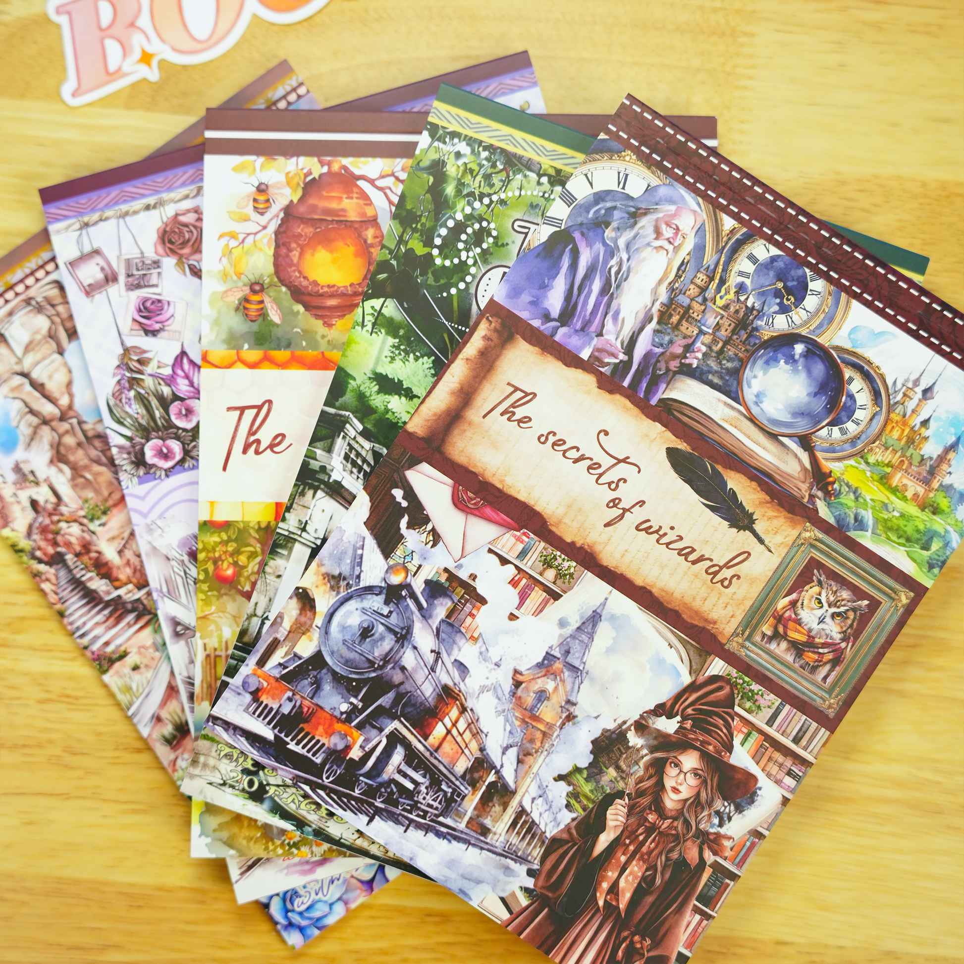Vintage Sticker Book Vol.12 - Desert Travel for journaling and scrapbooking