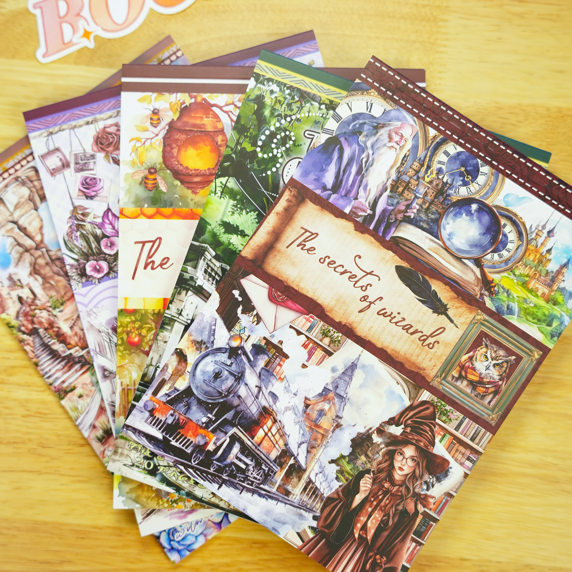 Vintage Sticker Book Vol.12 - Desert Travel for journaling and scrapbooking