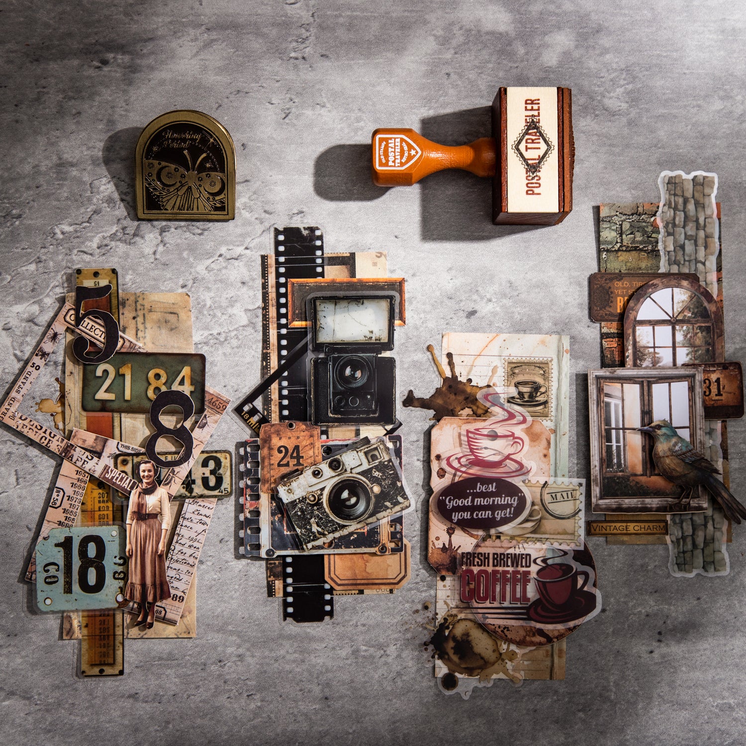 Time Collection Sticker and Paper