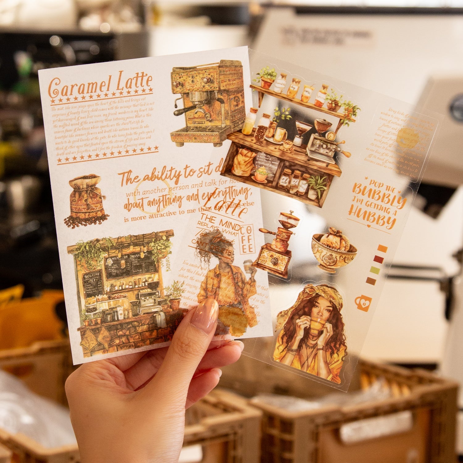 Coffee Weekly Pre-cut Sticker Book