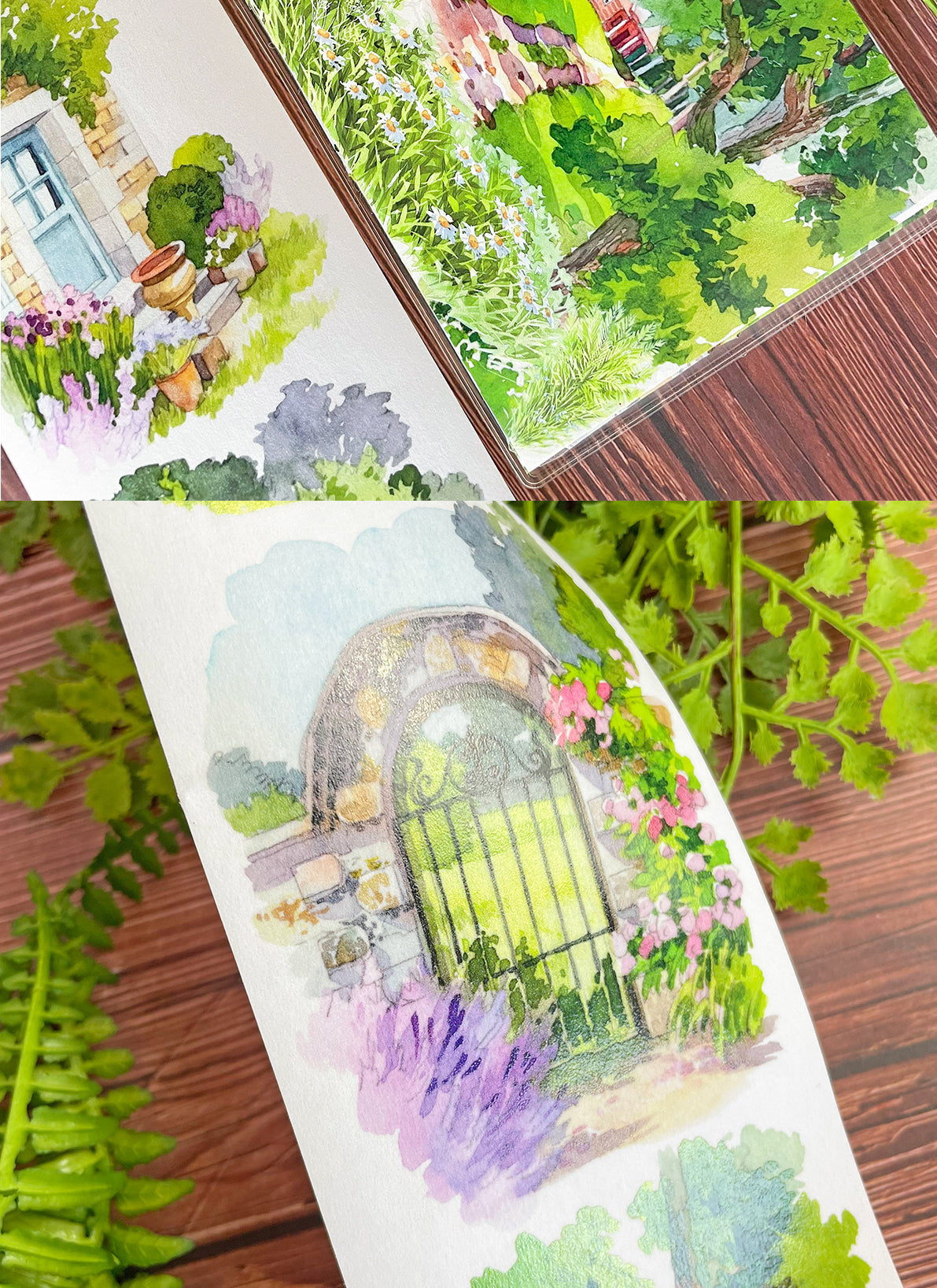 【NEW Studio】Lakeside Sketch Landscaping Tape (7cm* 125cm)