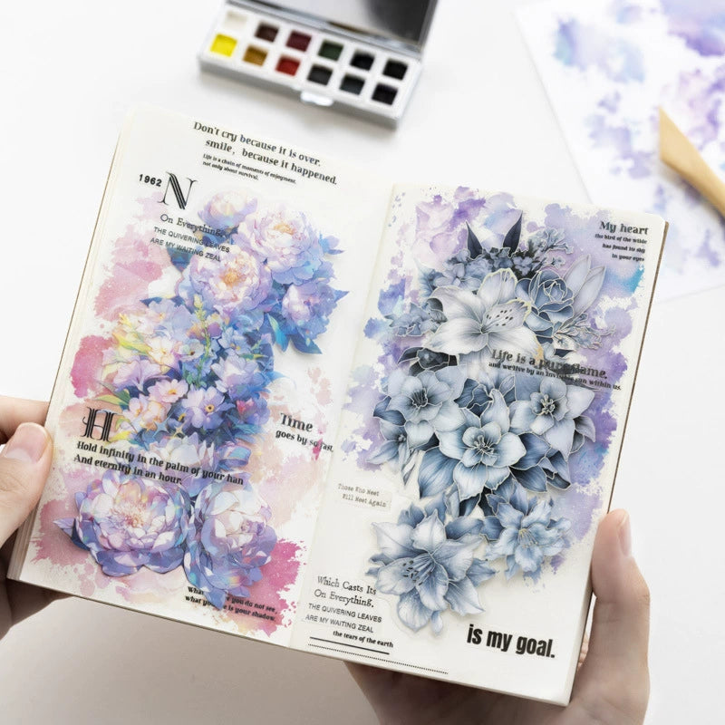 Watercolor Texture Transfer Sticker