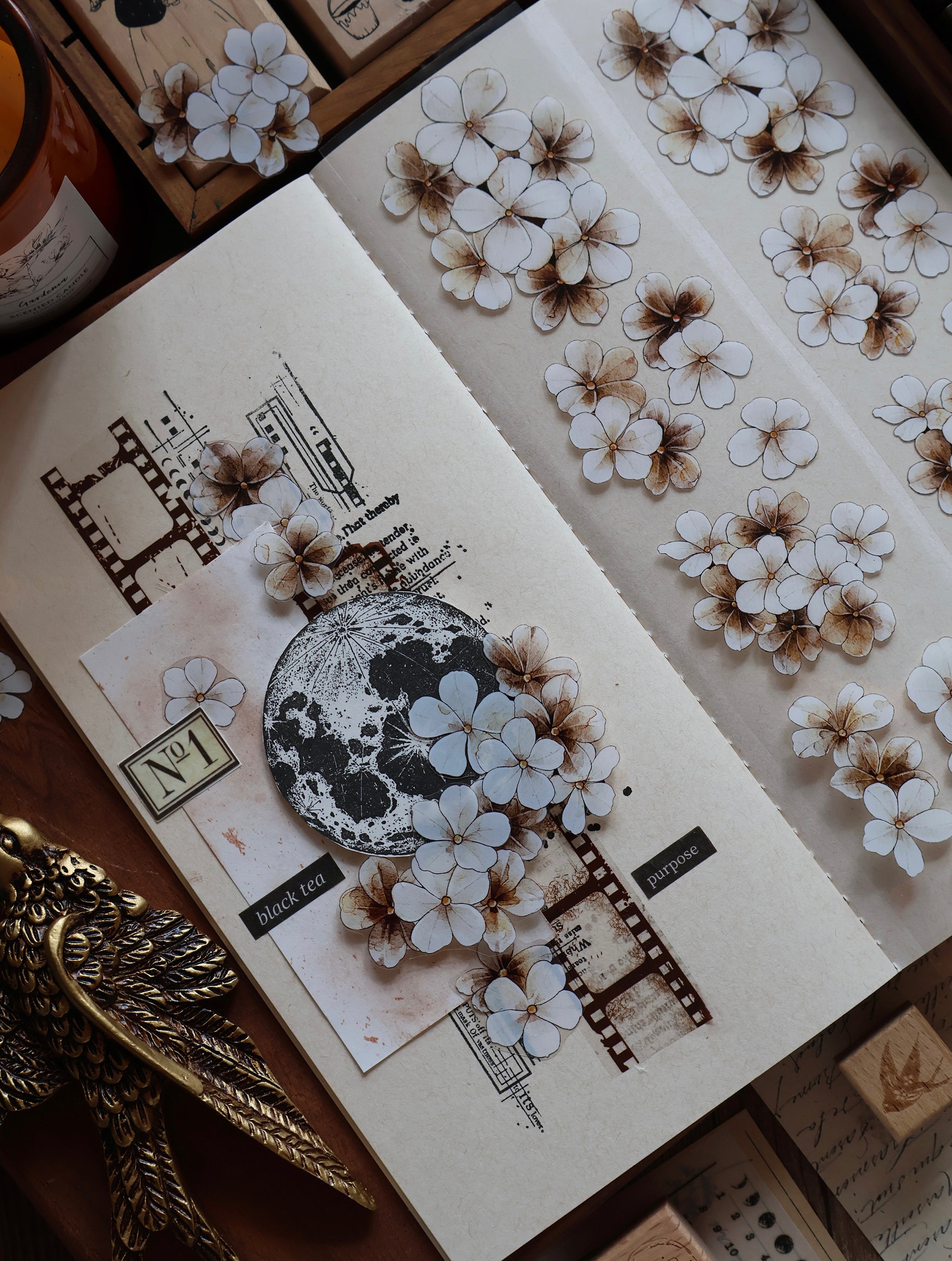 Evening Flowers Tape (5cm*100cm)