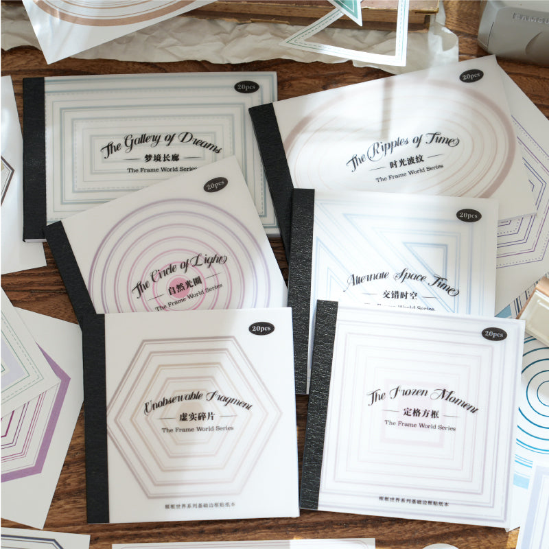 Frame World Vintage Pre-cut Sticker