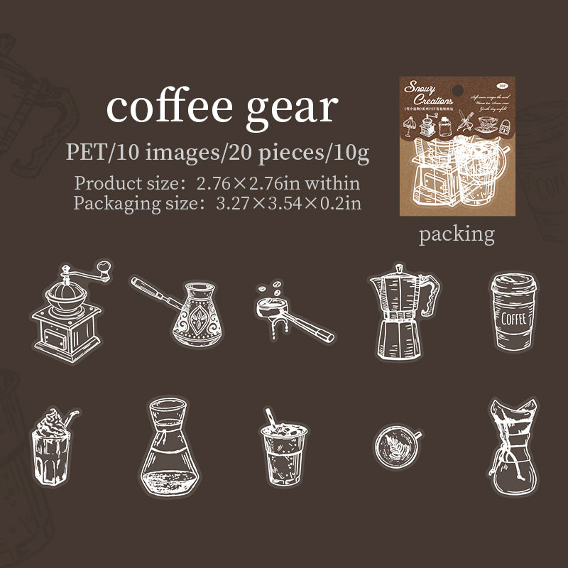 Snow-Creations series PET 3D foam stickers