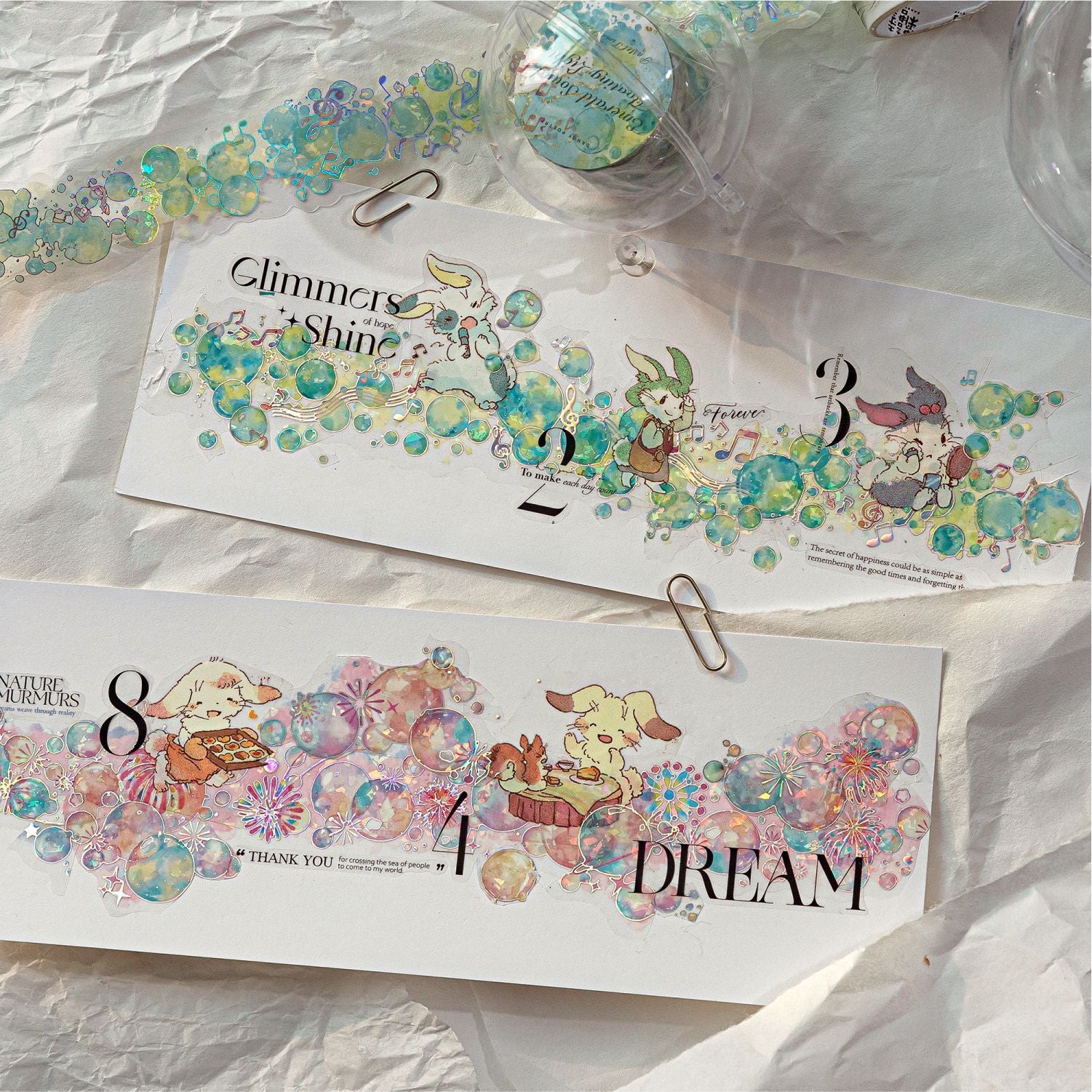 Dreamscape of Shimmering Light PET Tape