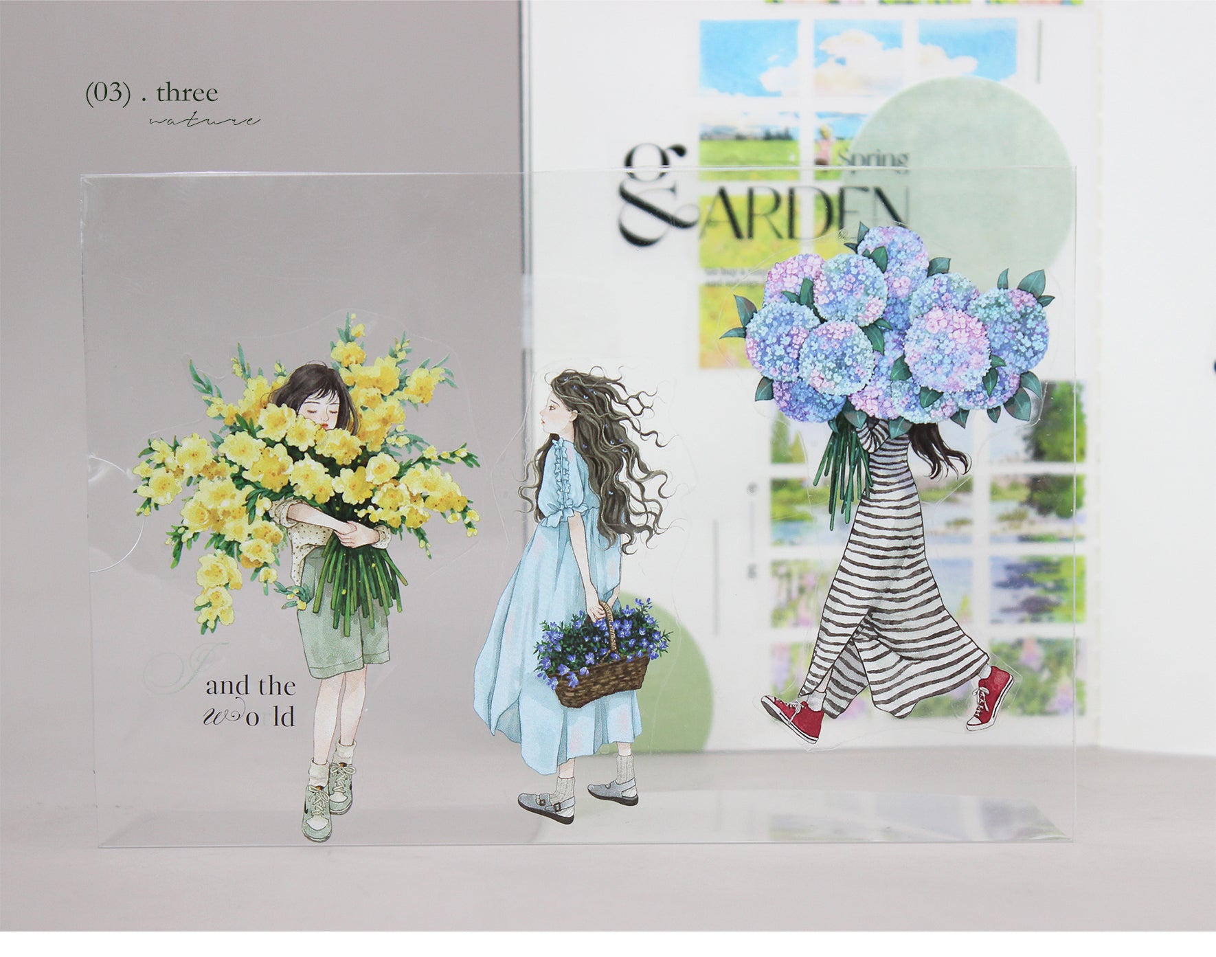 【MOOD】 Embrace Nature Character PET Tape