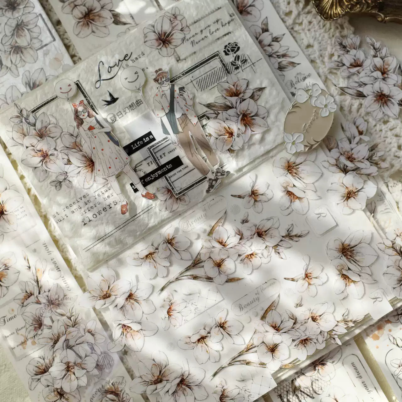 Freesia Flowers Tape (5.5cm*150cm)