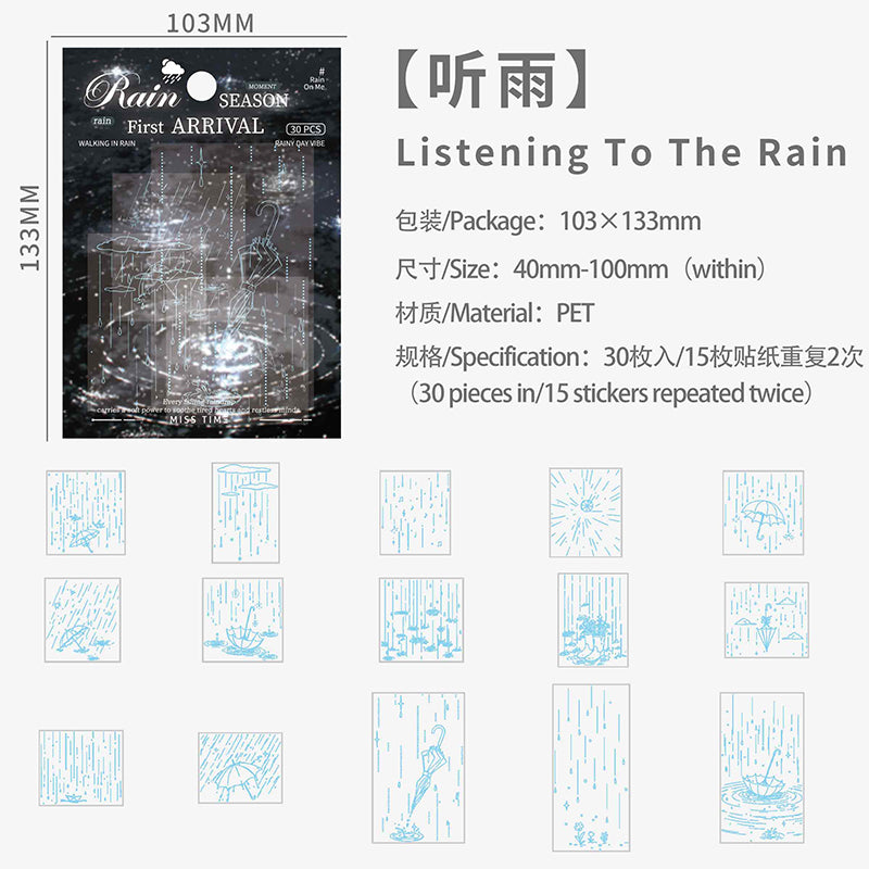 Rainy Season Sticker