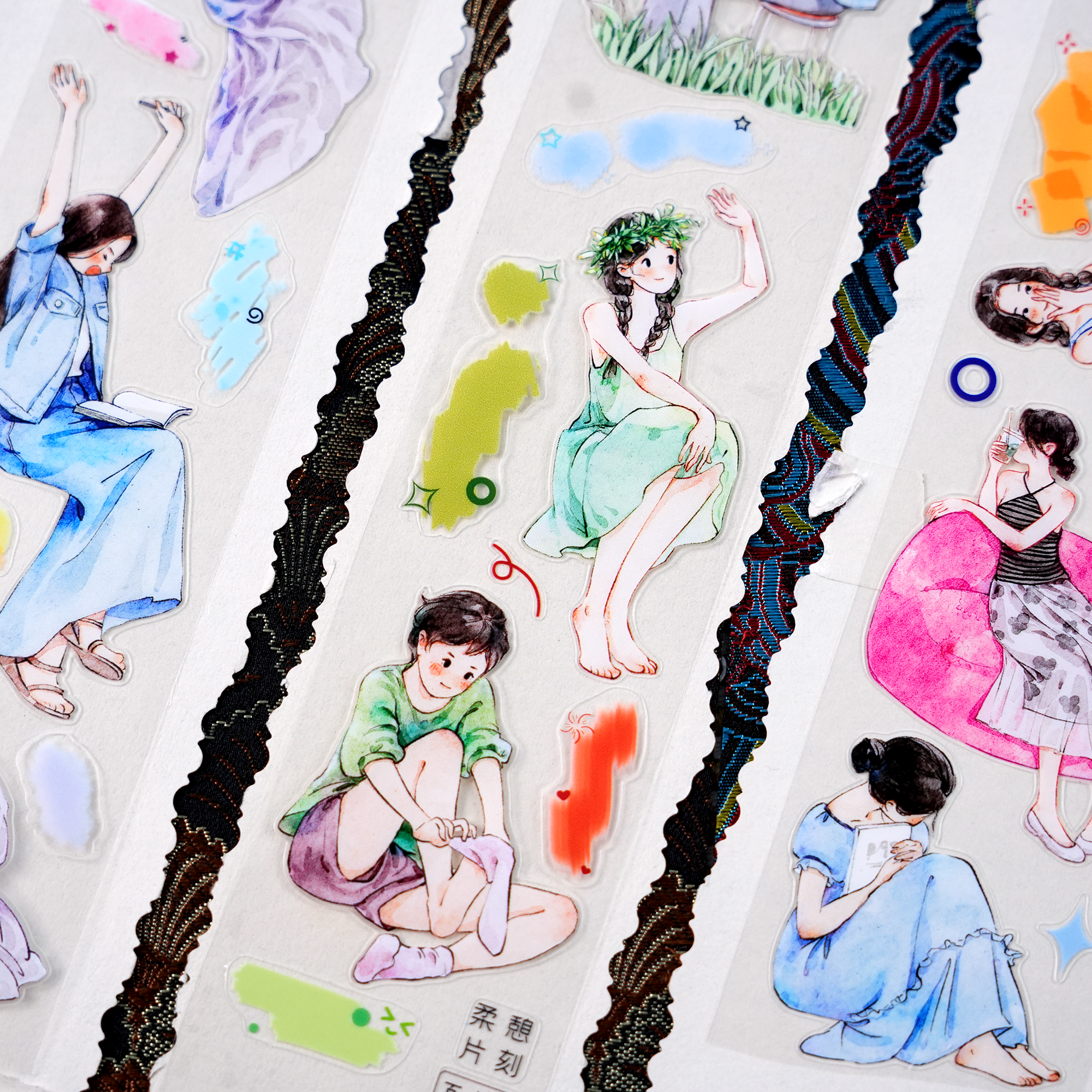 【NEW】Relaxed Life Girl Character Tape