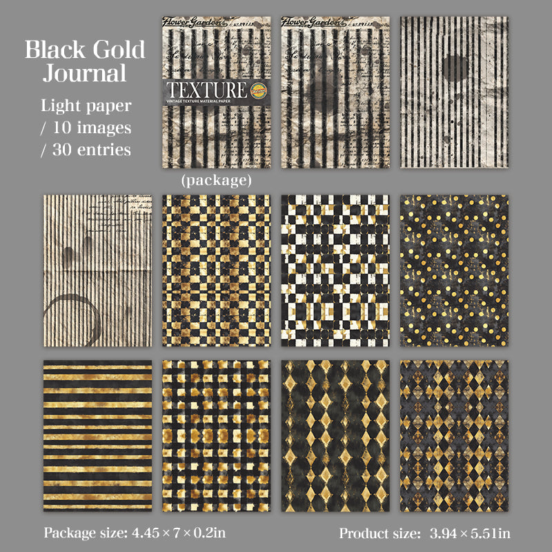 Time Weave Series Vintage Texture Scrapbooking Paper