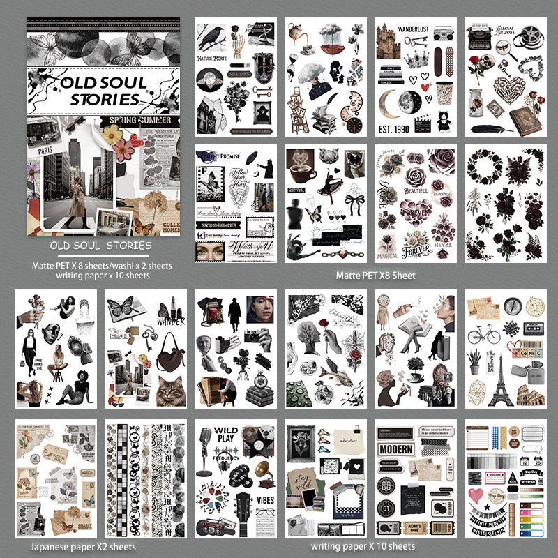 Vintage Sticker Book Vol.28 - Old Soul Stories