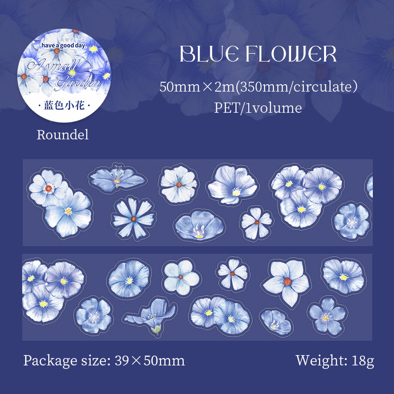 Small Garden Journal Scrapbook Pre-cut PET Tape