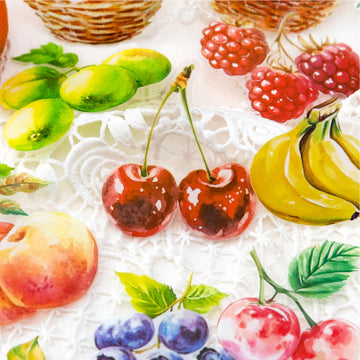 Colorful Fruit Market Sticker