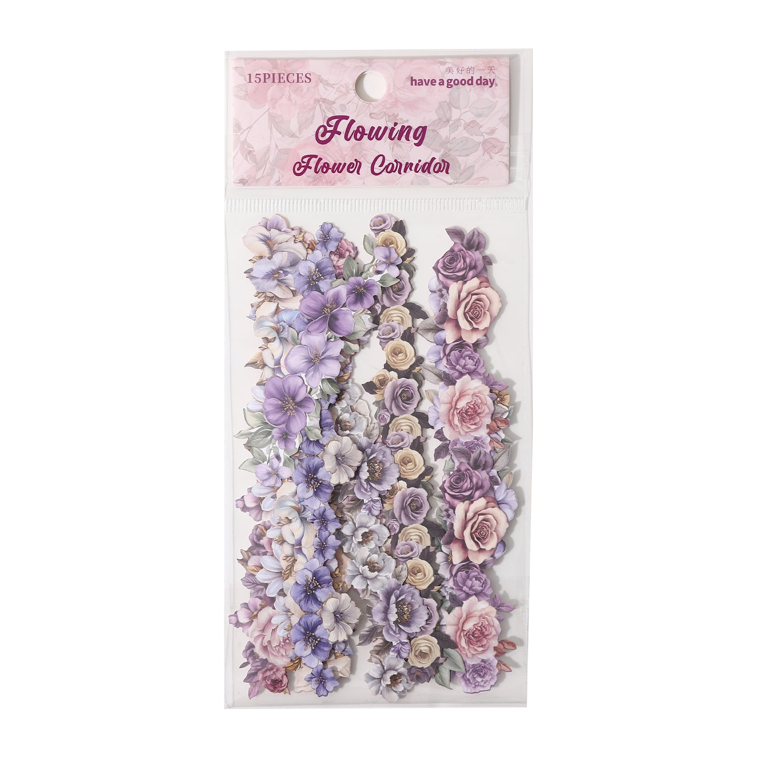 Flowing Flower Corridor Sticker