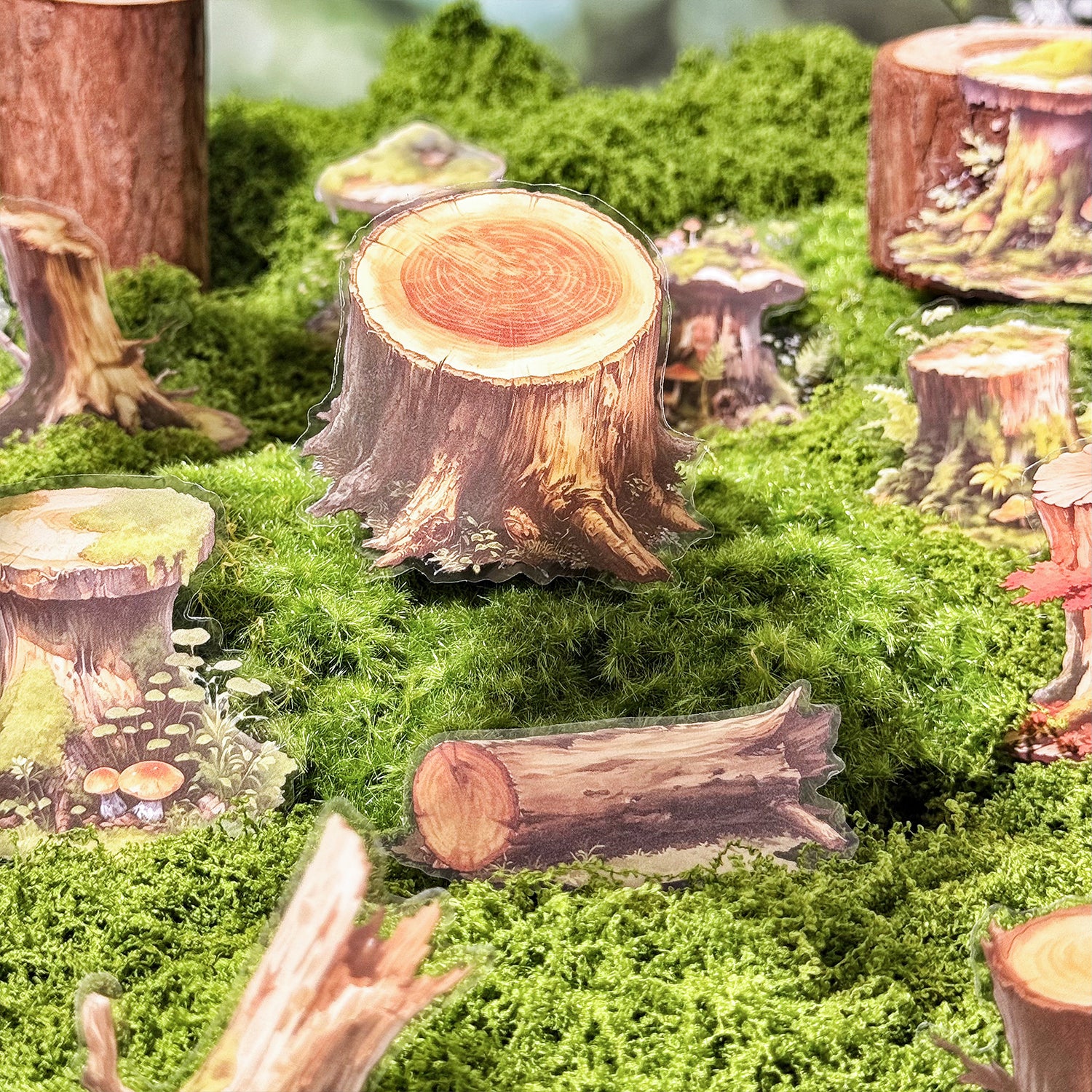 Green Field Series PET Sticker